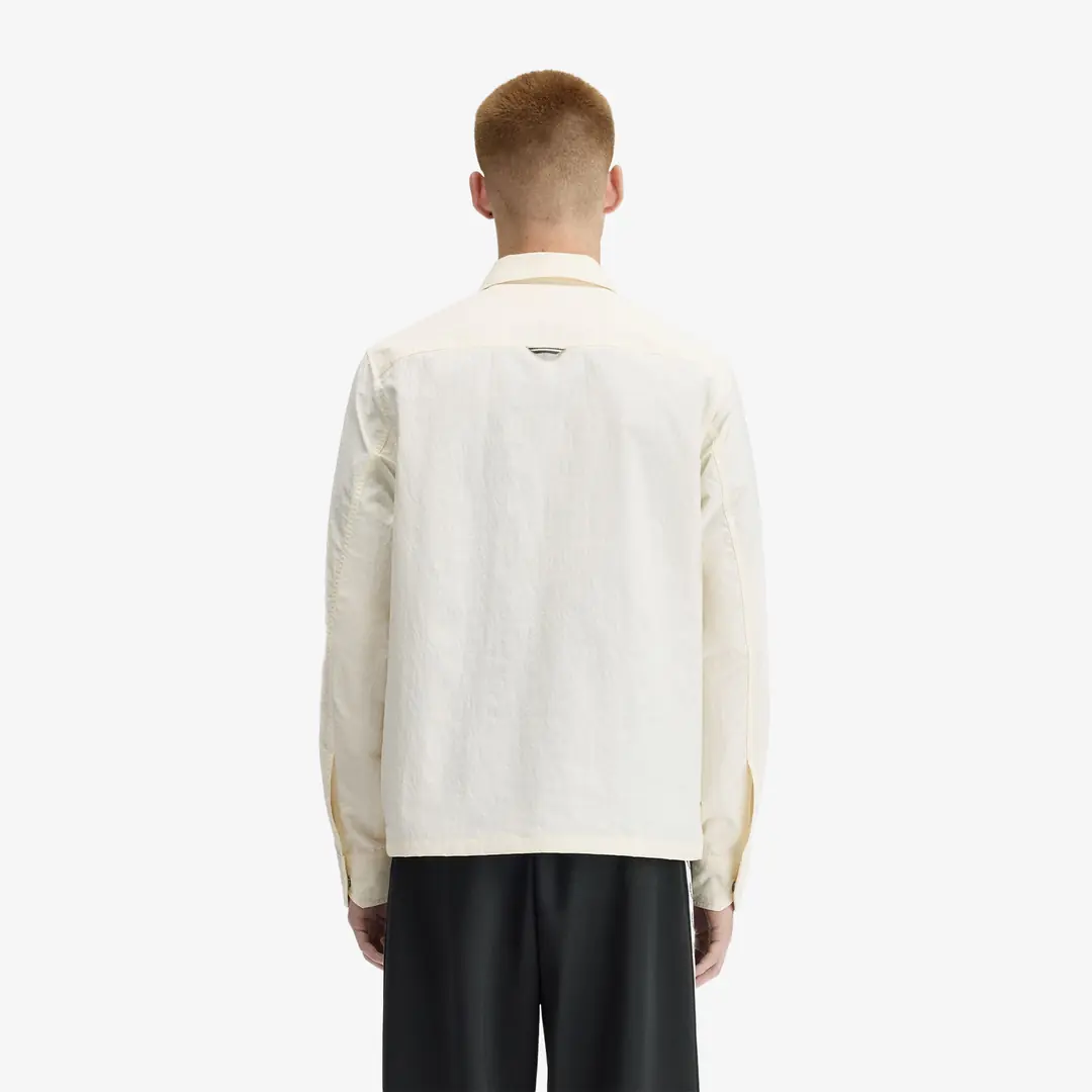 Ripstop Pocket Overshirt - Ecru görsel 5