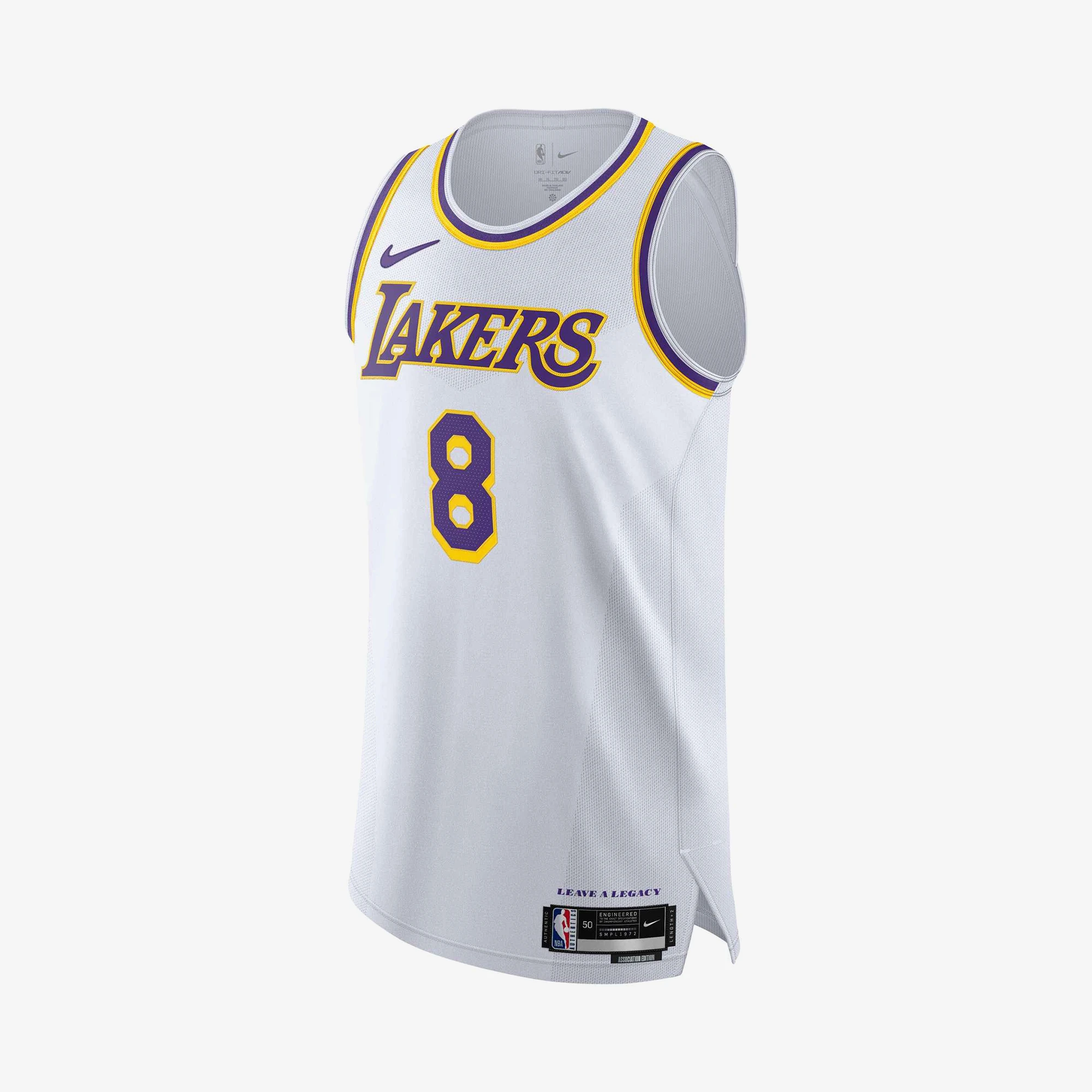 Nike Los Angeles Lakers Association Edition Kobe Bryant #8 Jersey