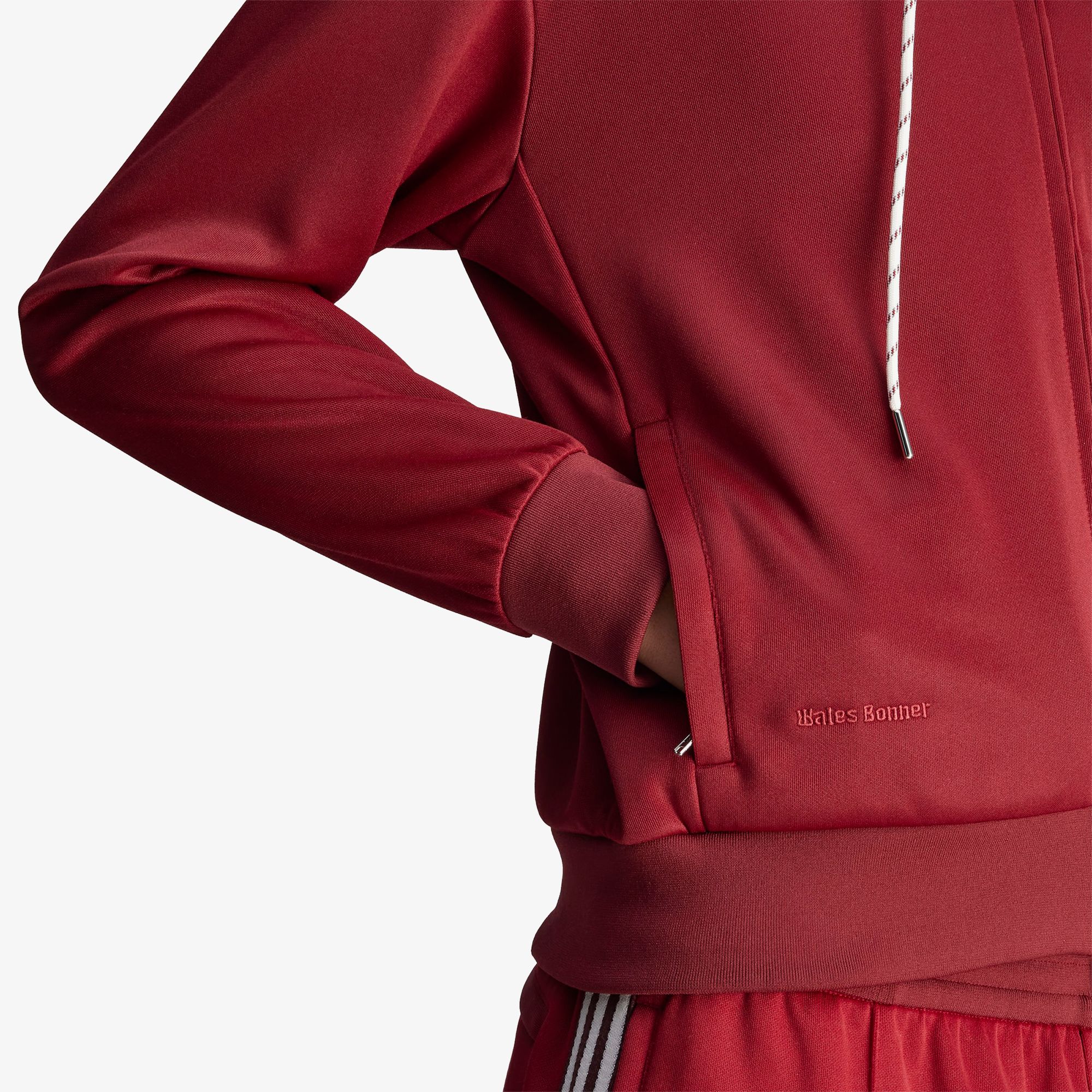 Wales Bonner x adidas Track Hoodie 'Collegiate Burgundy'