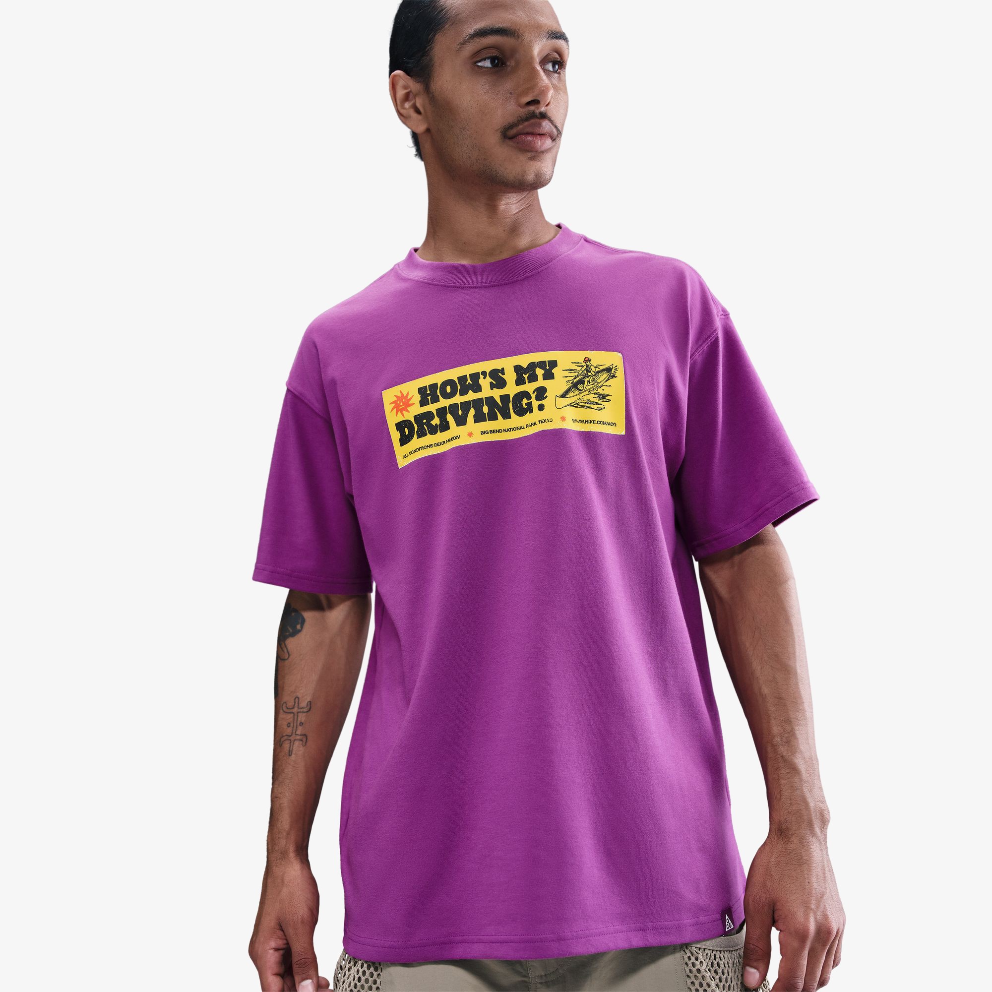 Acg Tee Canoe Sticker 'Blue Berry'