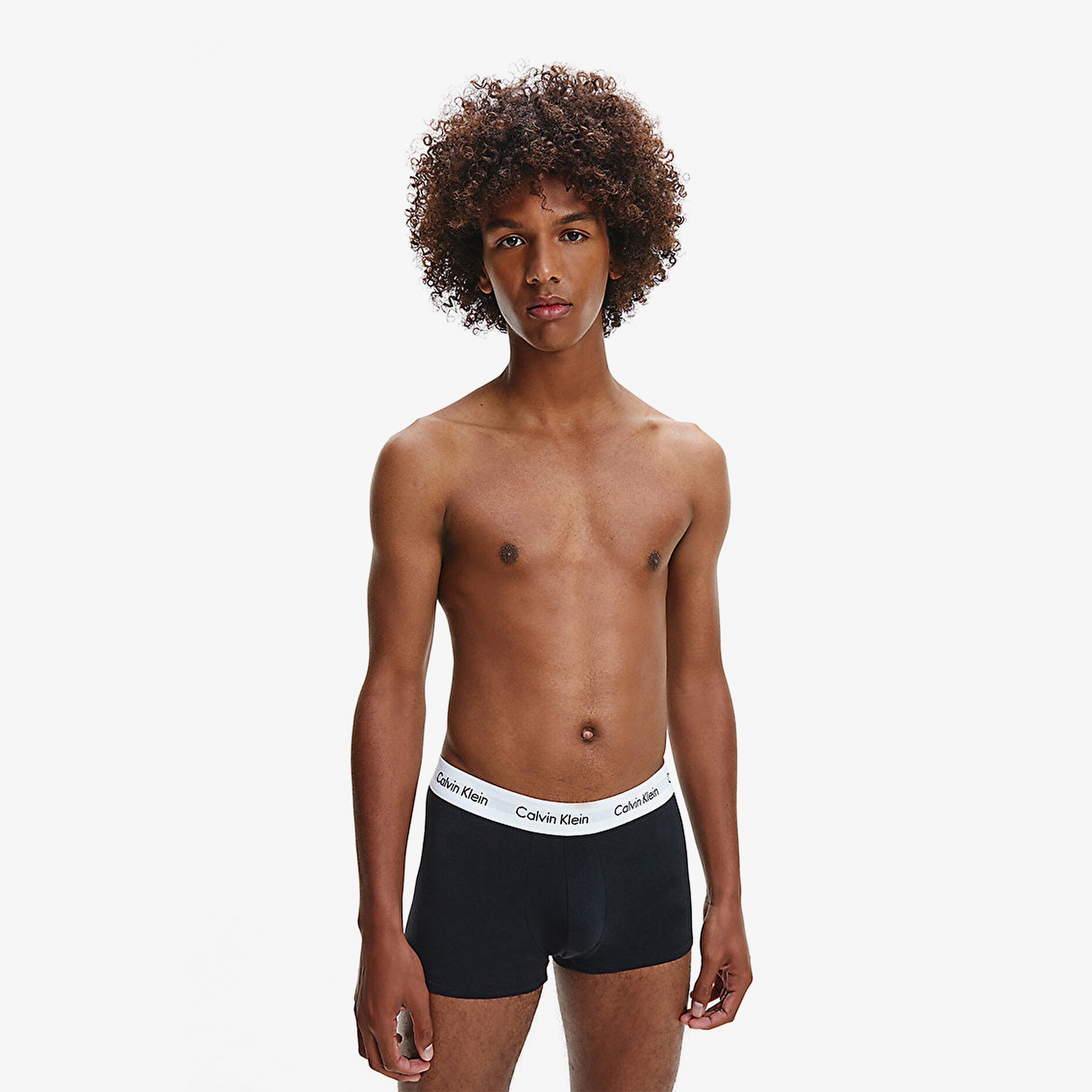 Cotton Stretch 3 Pack Low Rise Trunks 