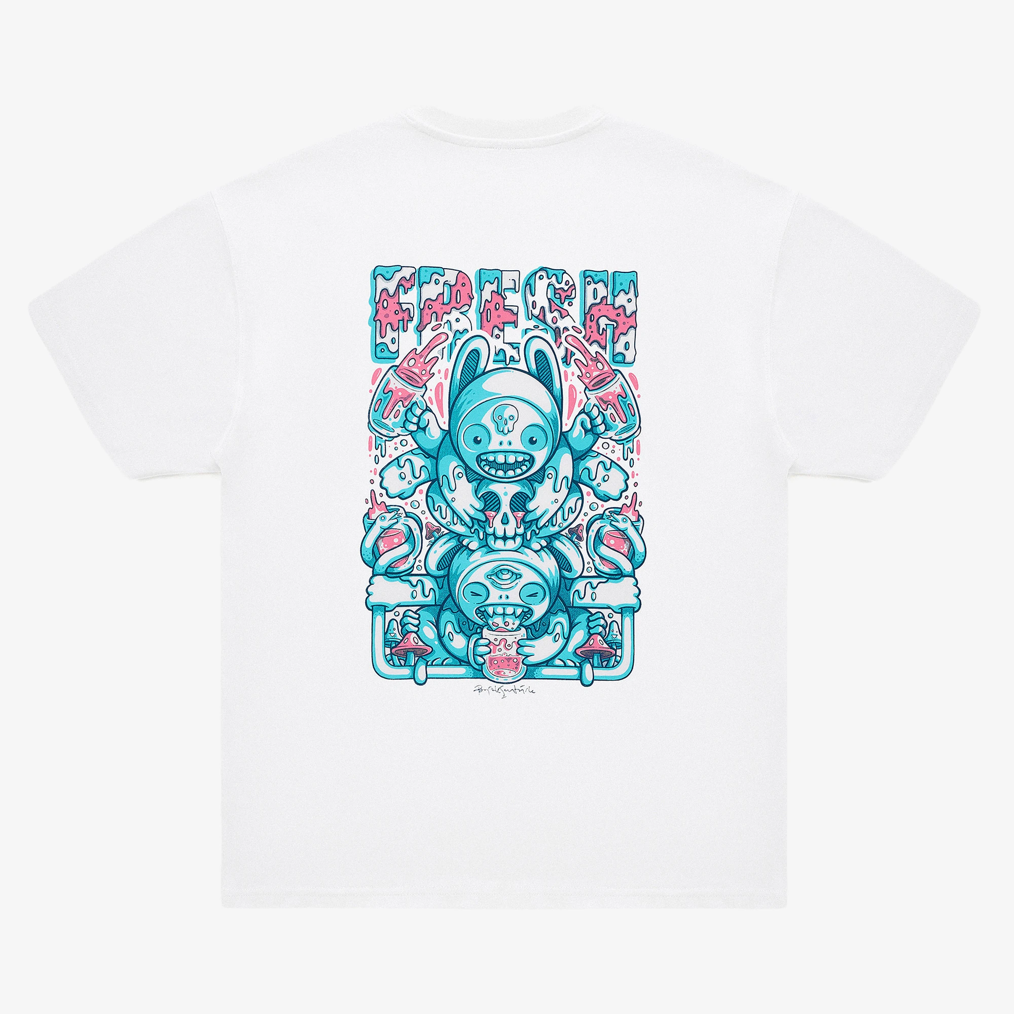WUNDER x KRÜW Fresh Tee 'White'