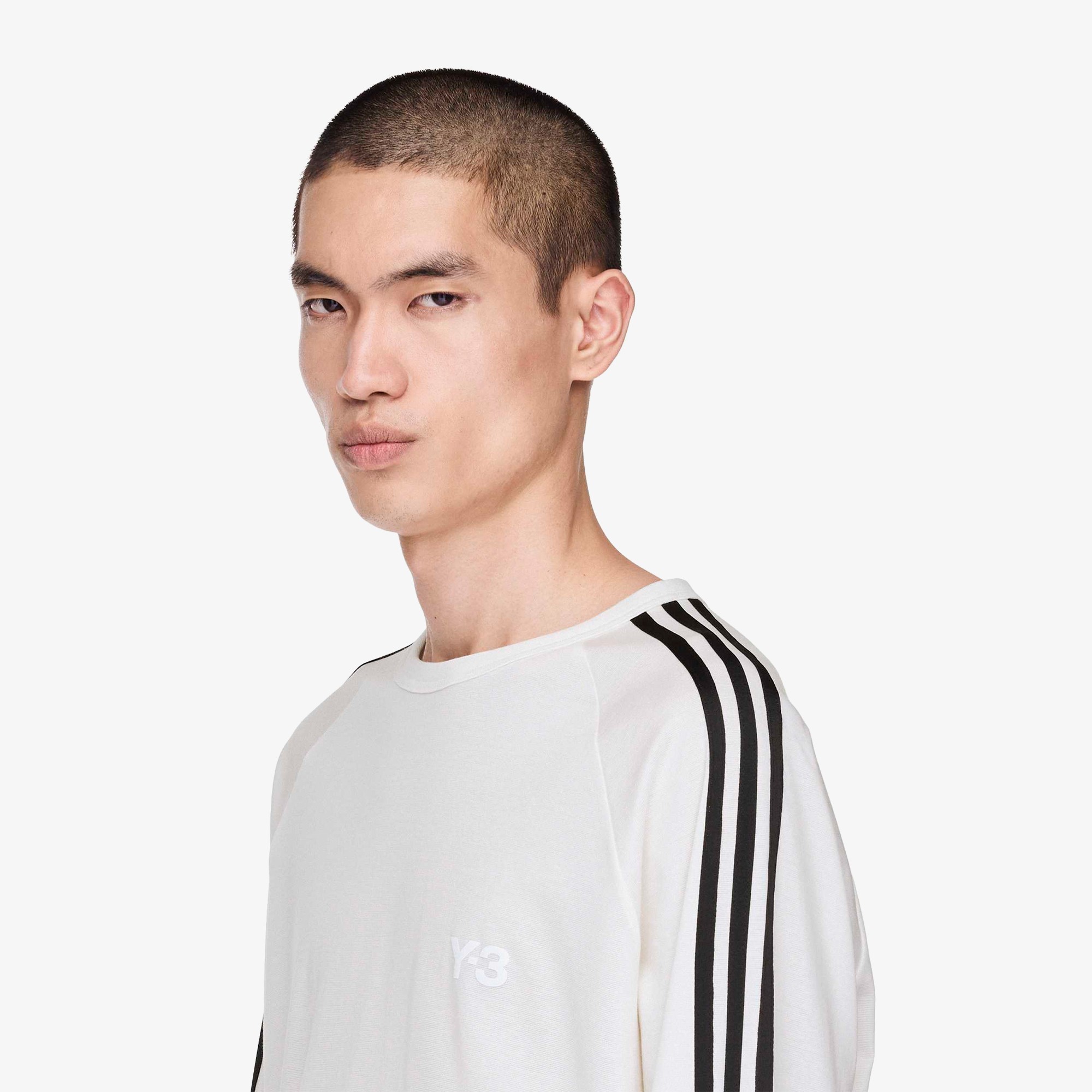 Long Sleeve Tee 3-Stripes 'Core White'