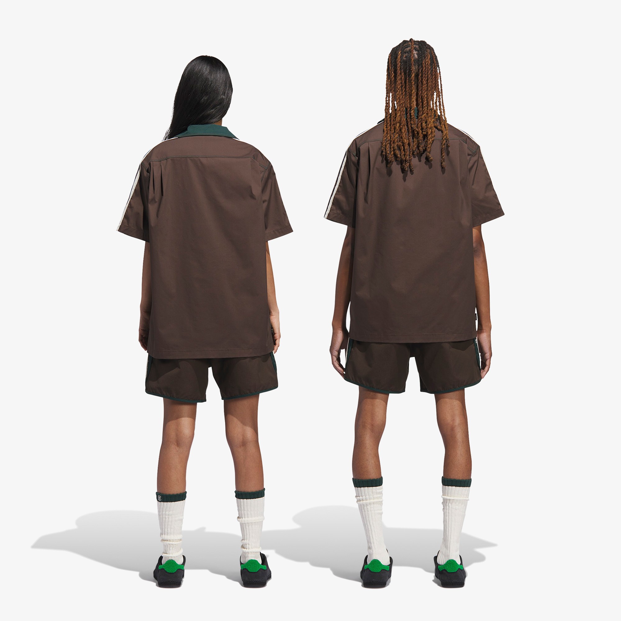 adidas x Clot Bowling Shirt by Edison Chen 'Dark Brown'