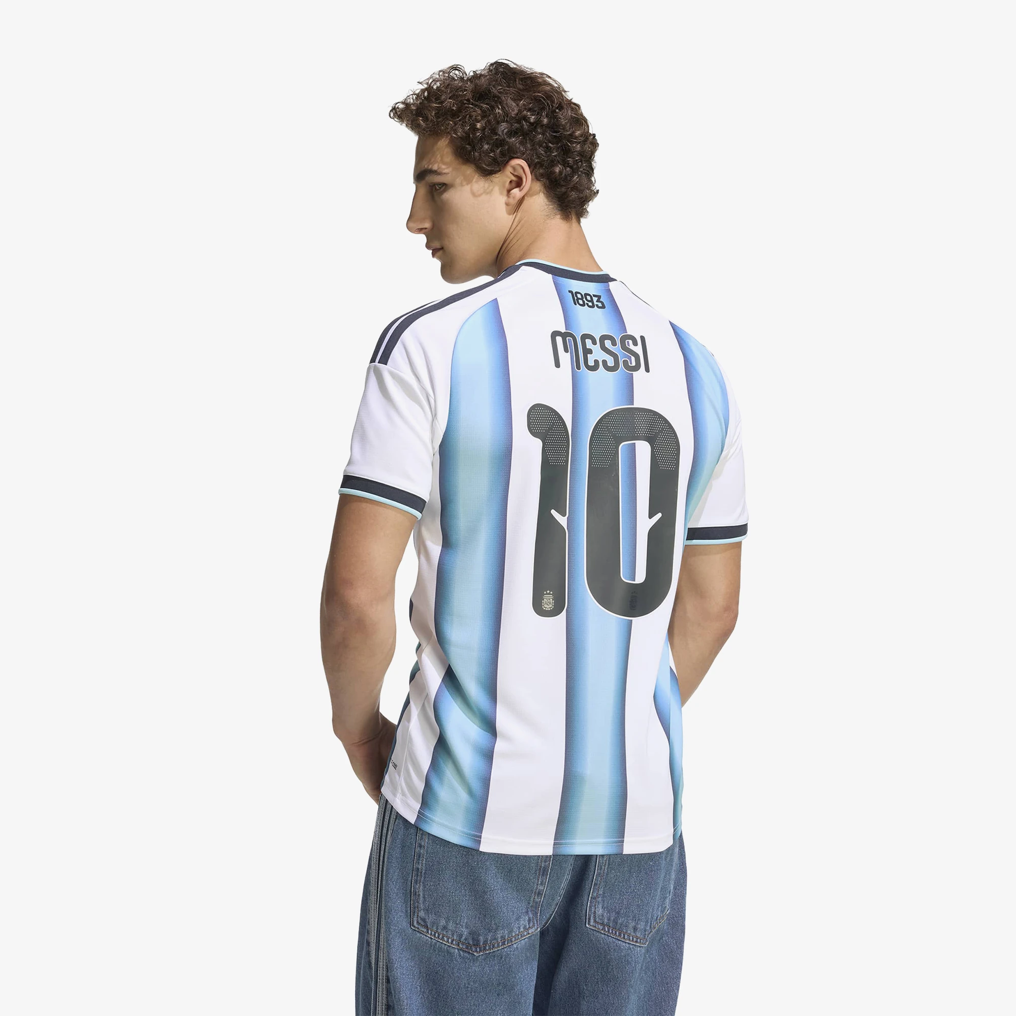 Argentina 26 Home Messi Jersey 'Icy Blue'