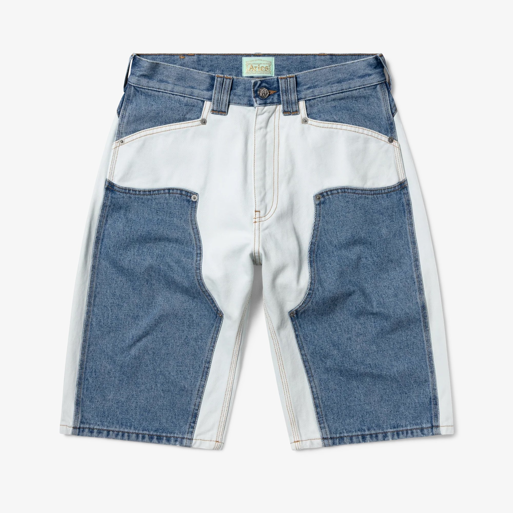 Patchwork Western Carpenter Shorts 'Multi'