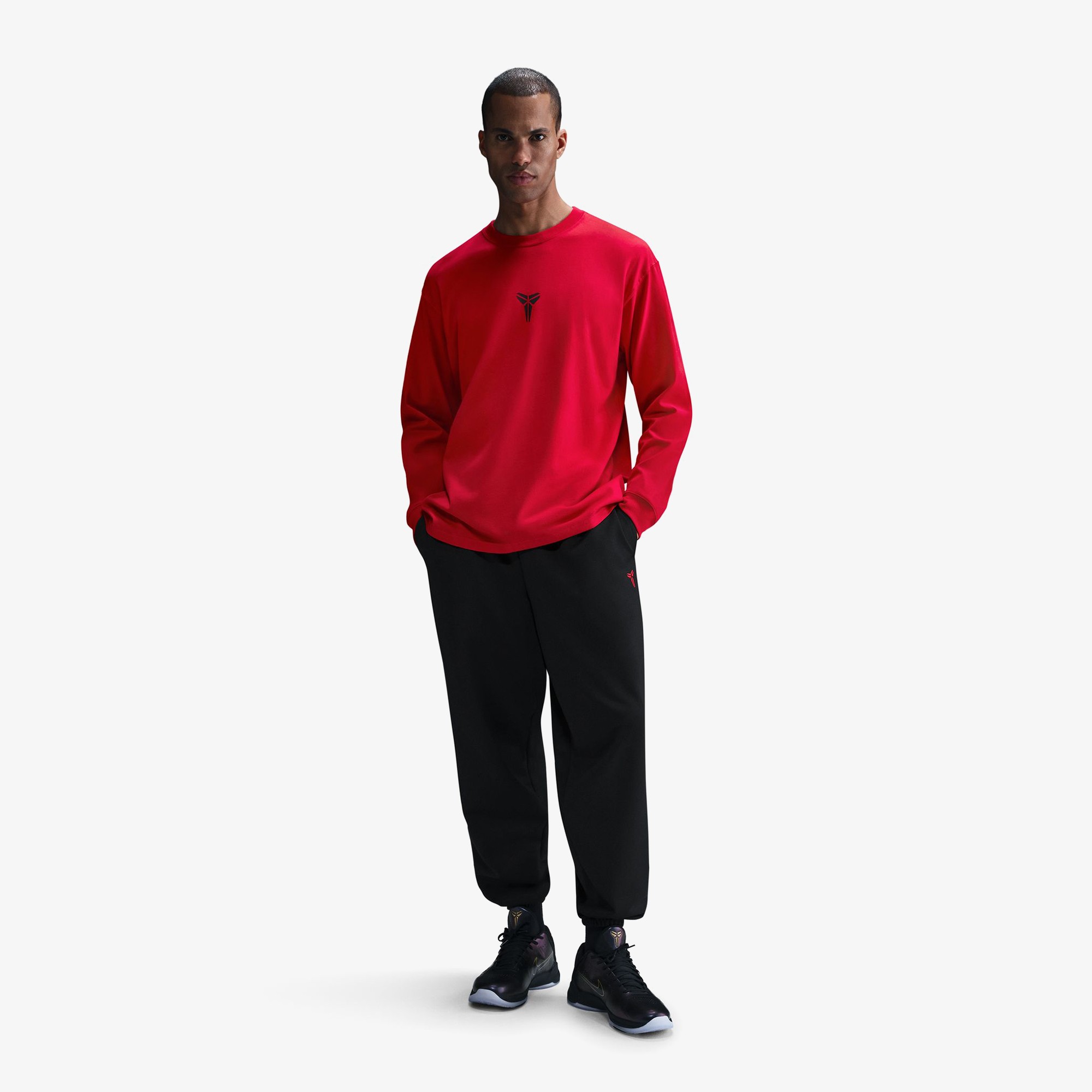 Kobe Year Of Mamba Max90 Long-Sleeve T-Shirt 'University Red'