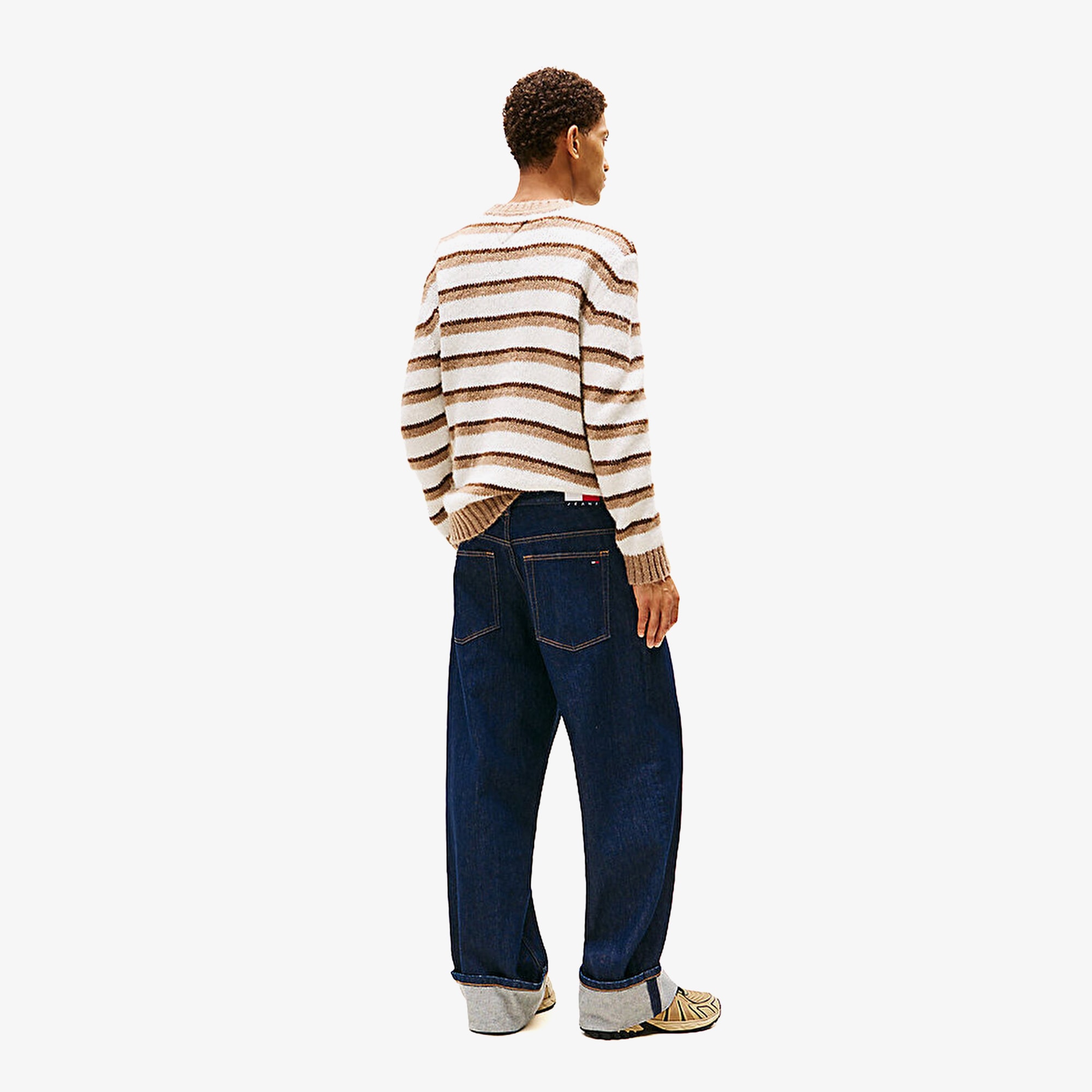 Theo Turn-Up Loose Jeans 'Blue'
