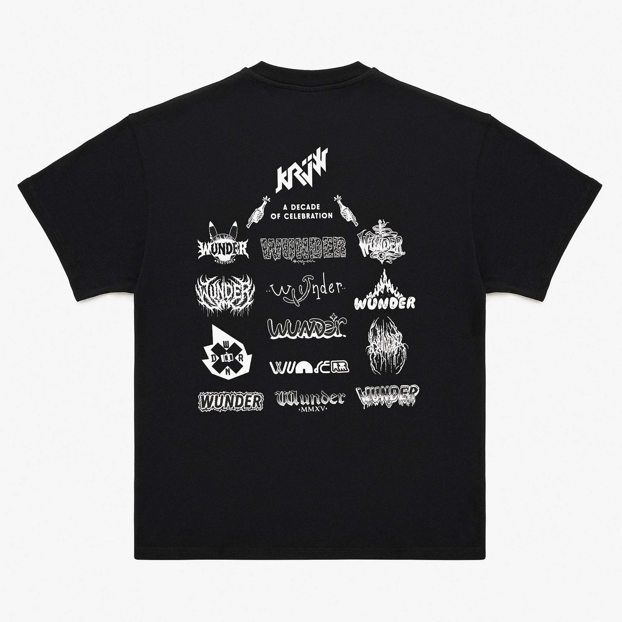 WUNDER x KRÜW Cheerz Tee 'Black'