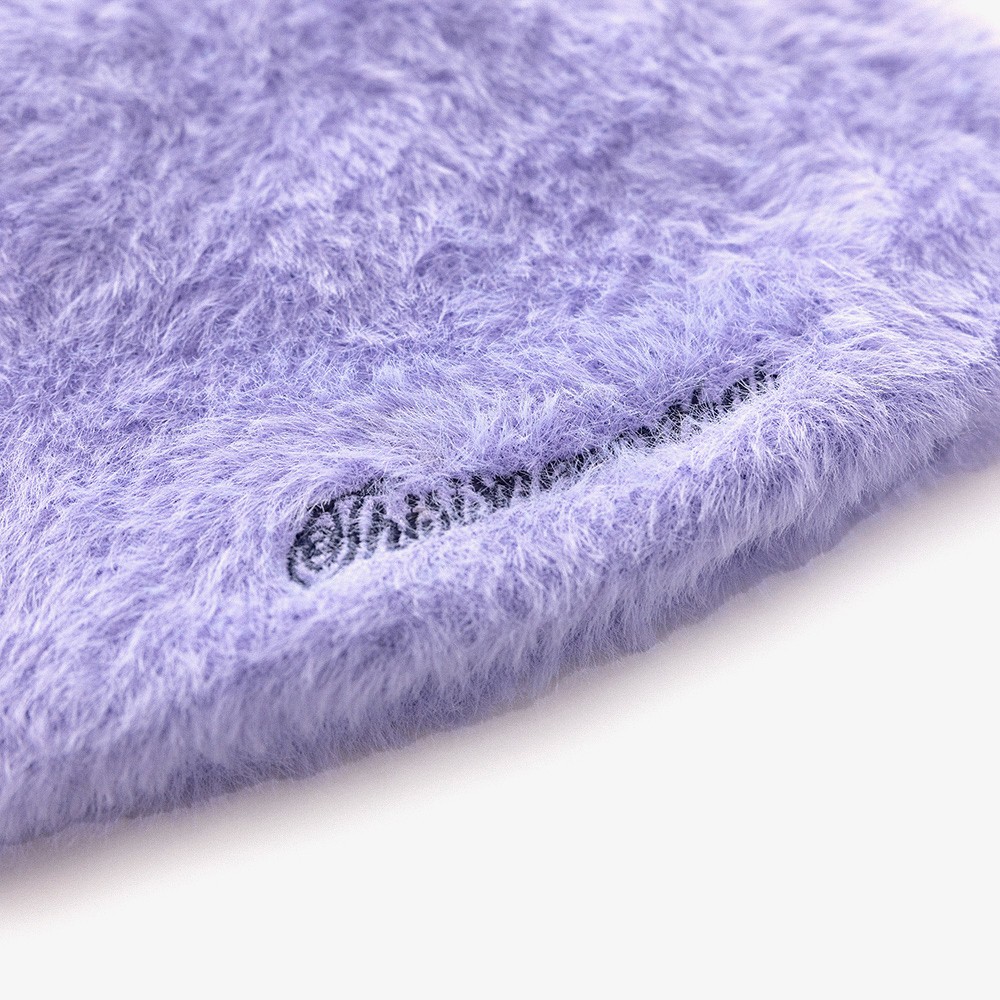 Shaggy No Cuff Beanie 'Lavender'