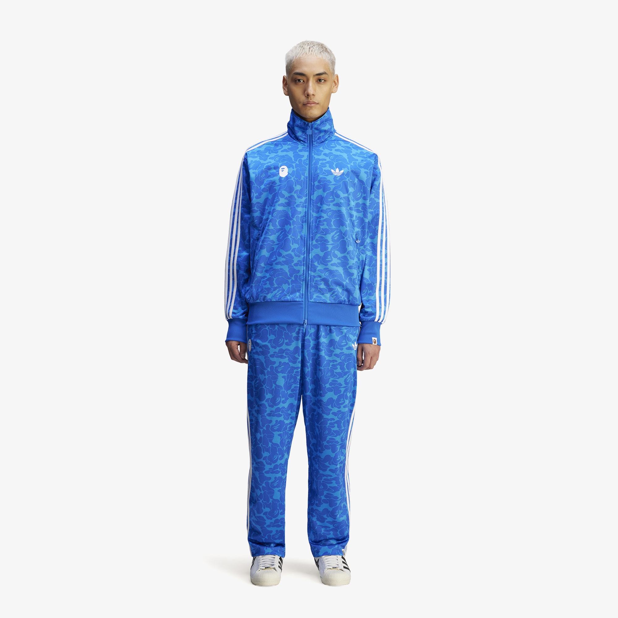 adidas x BAPE Firebird Track Pants 'Blue'