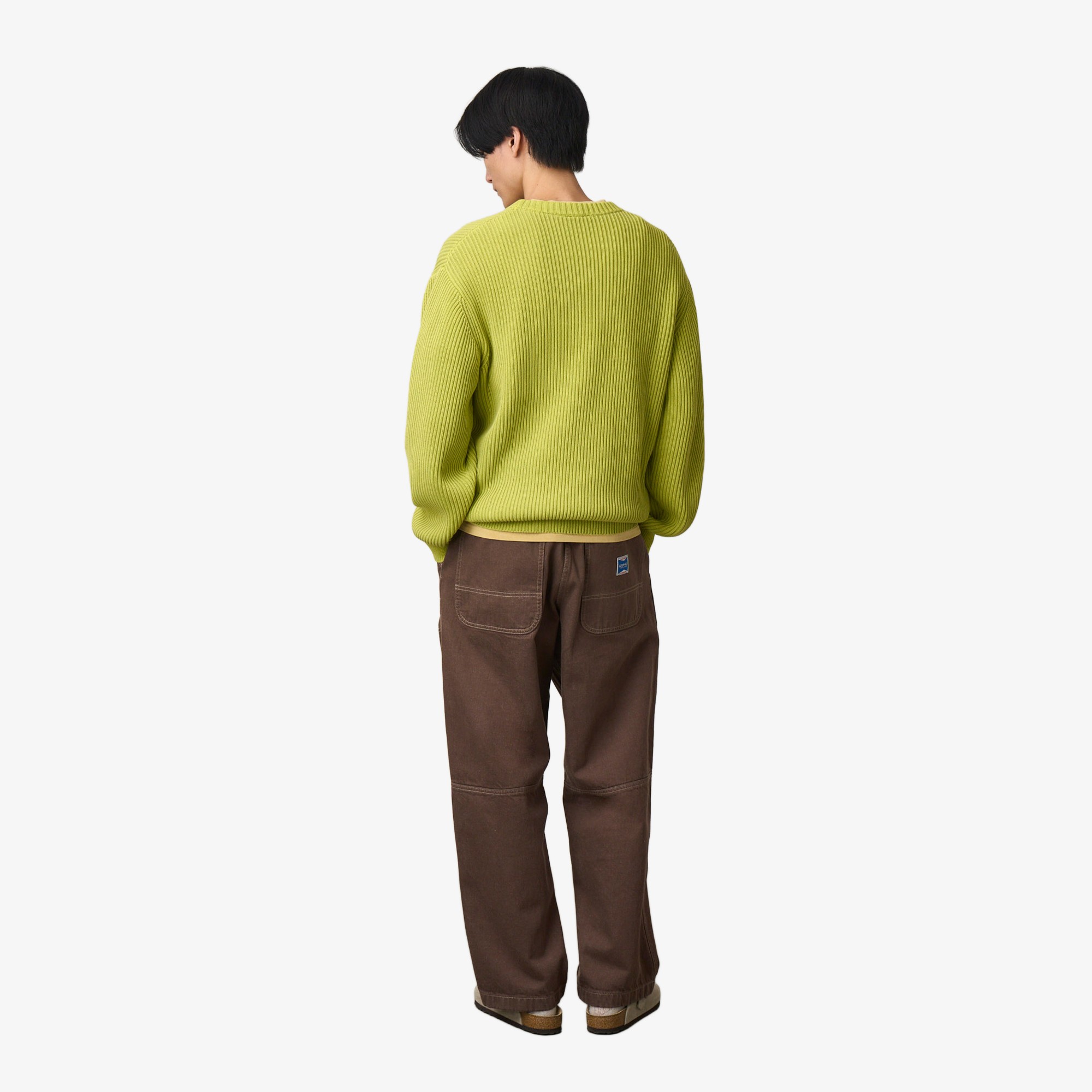 Cotton Knit Sweater 'Mist Green'