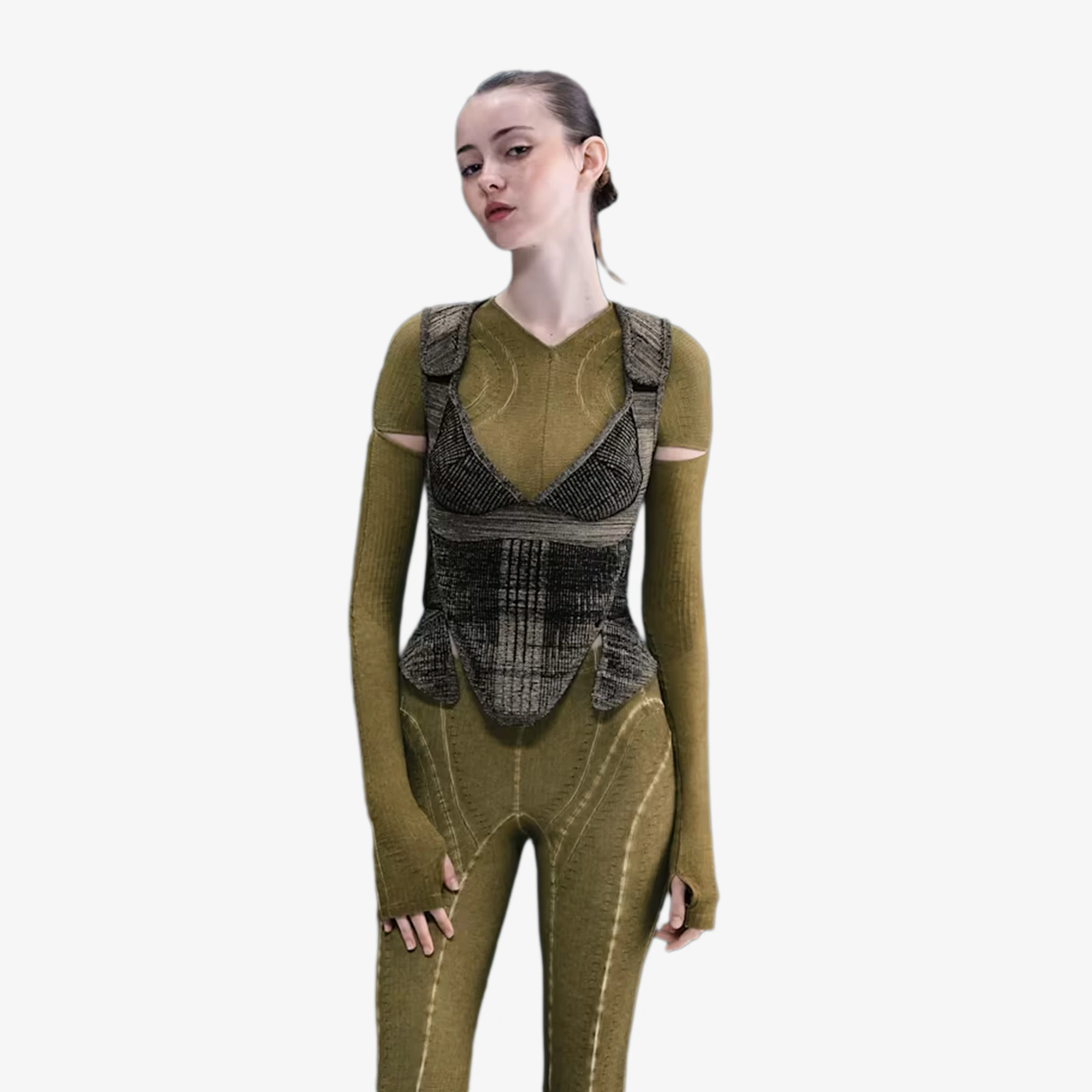 Nike x KNWLS Scythe Corset 'Black Beige' - WUNDER