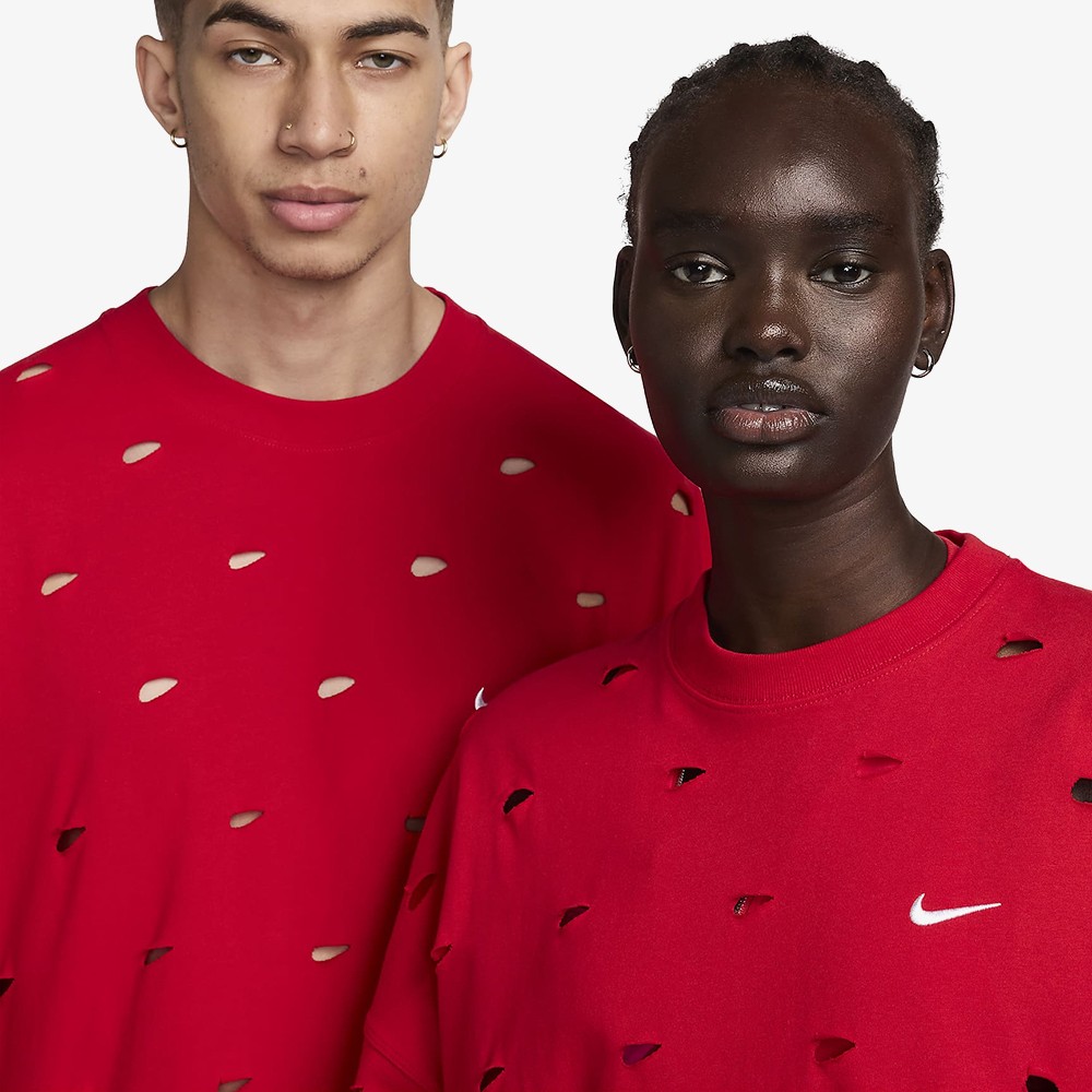 Nike x JACQUEMUS Swoosh T-Shirt 'University Red'