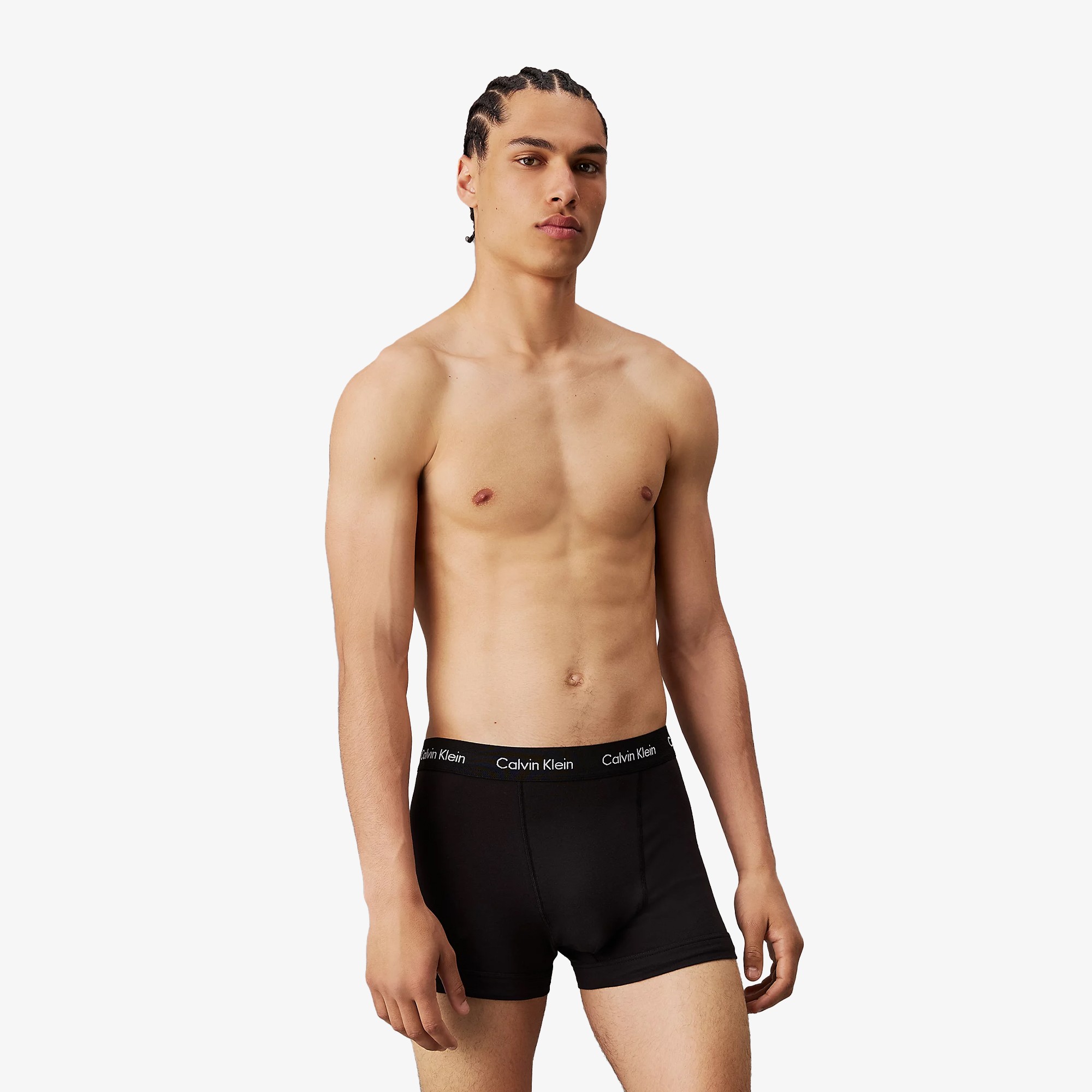 Cotton Stretch 3 Pack Trunks 