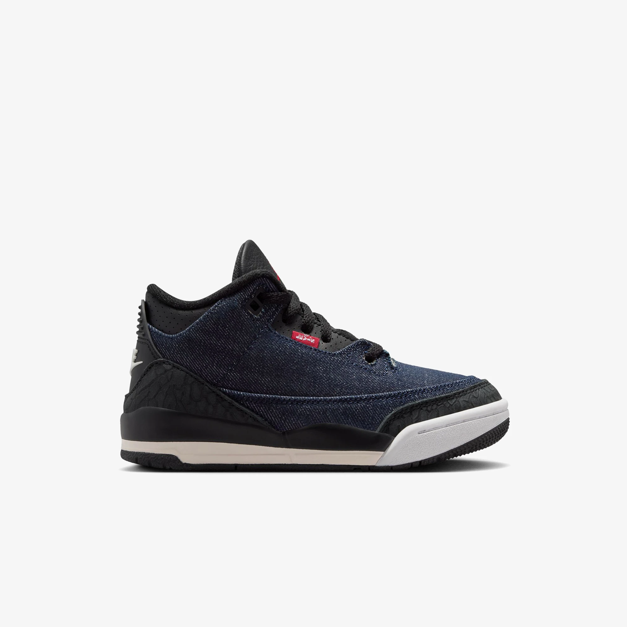 Air Jordan 3 x Levi's® 'Indigo and Gym Red' (PS) - WUNDER