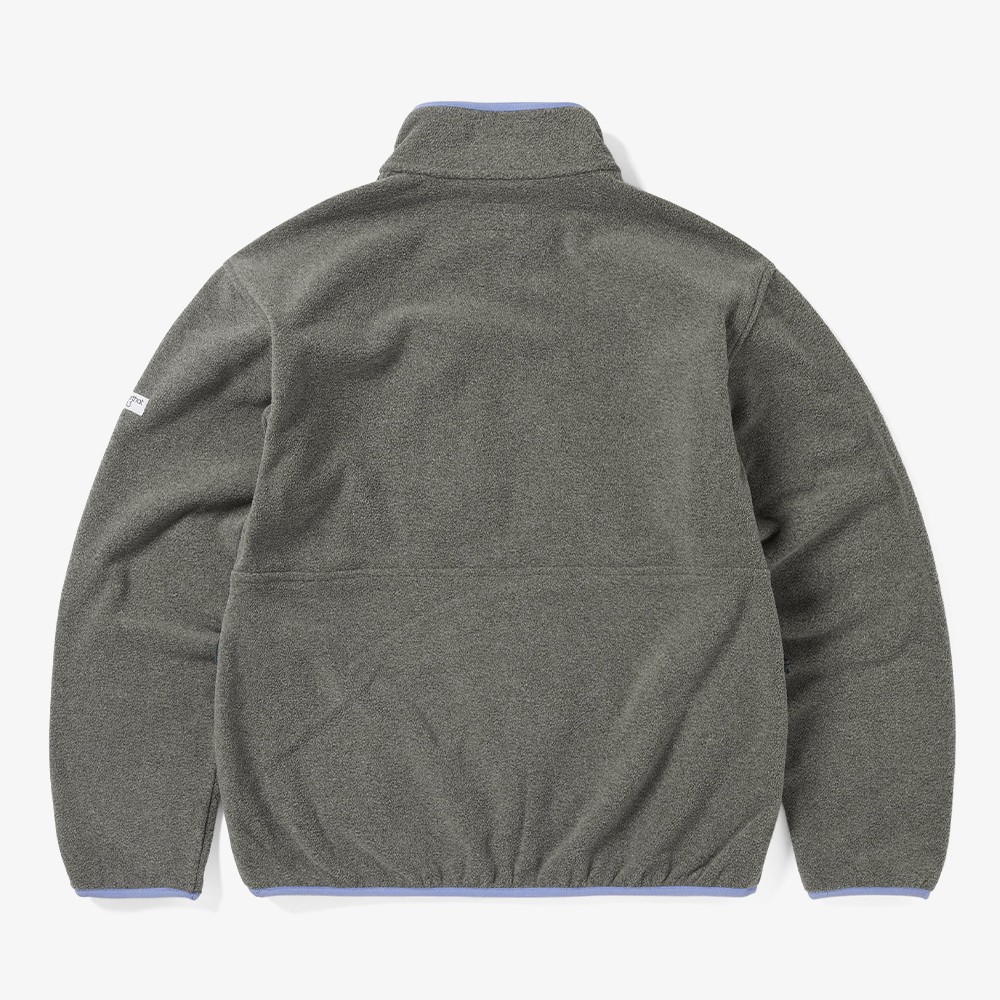 Half Zip Fleece Pullover 'Grey'