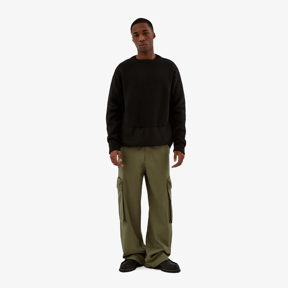 Kris Contrast Sweater 'Black'