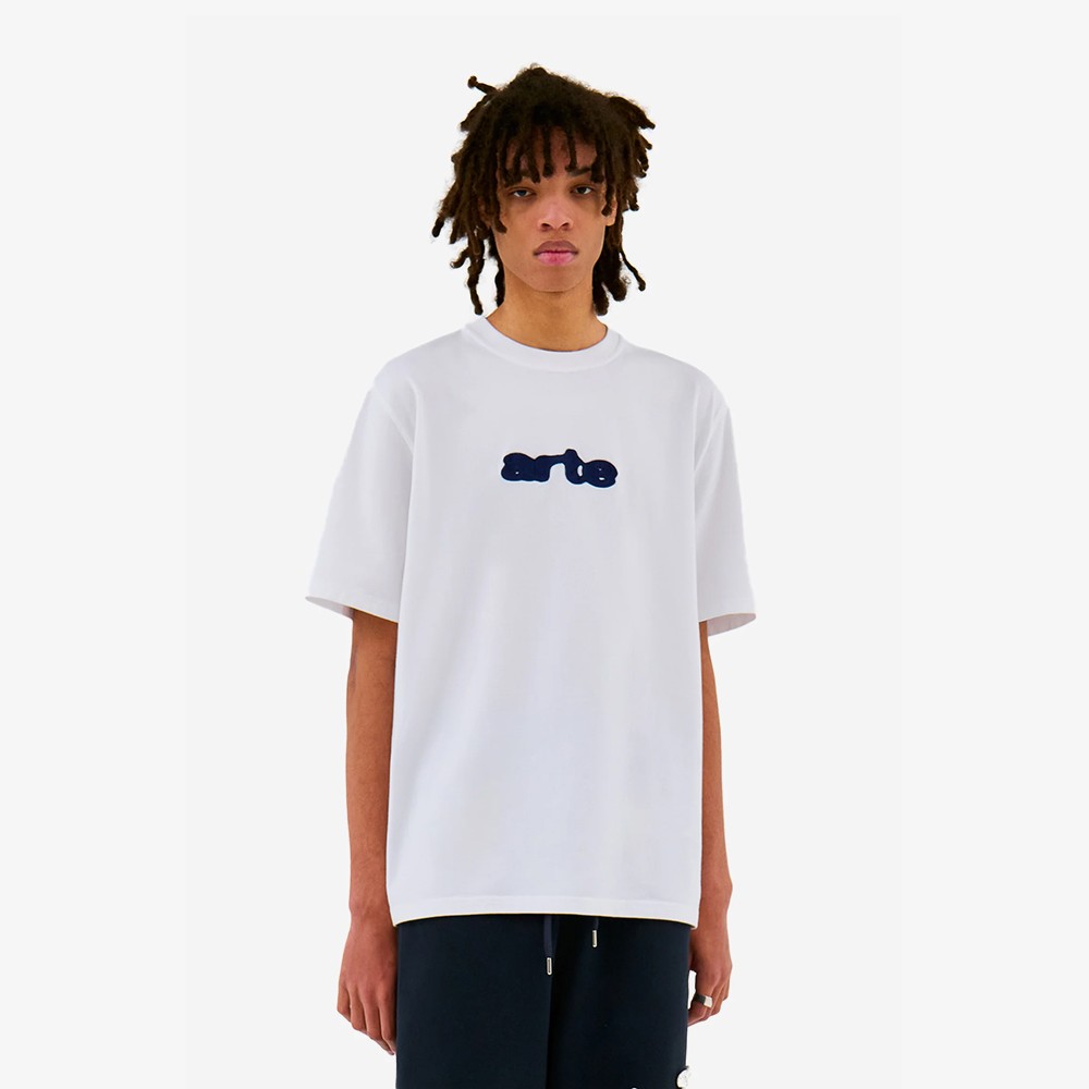 Blur Embroidery T-Shirt 'White'