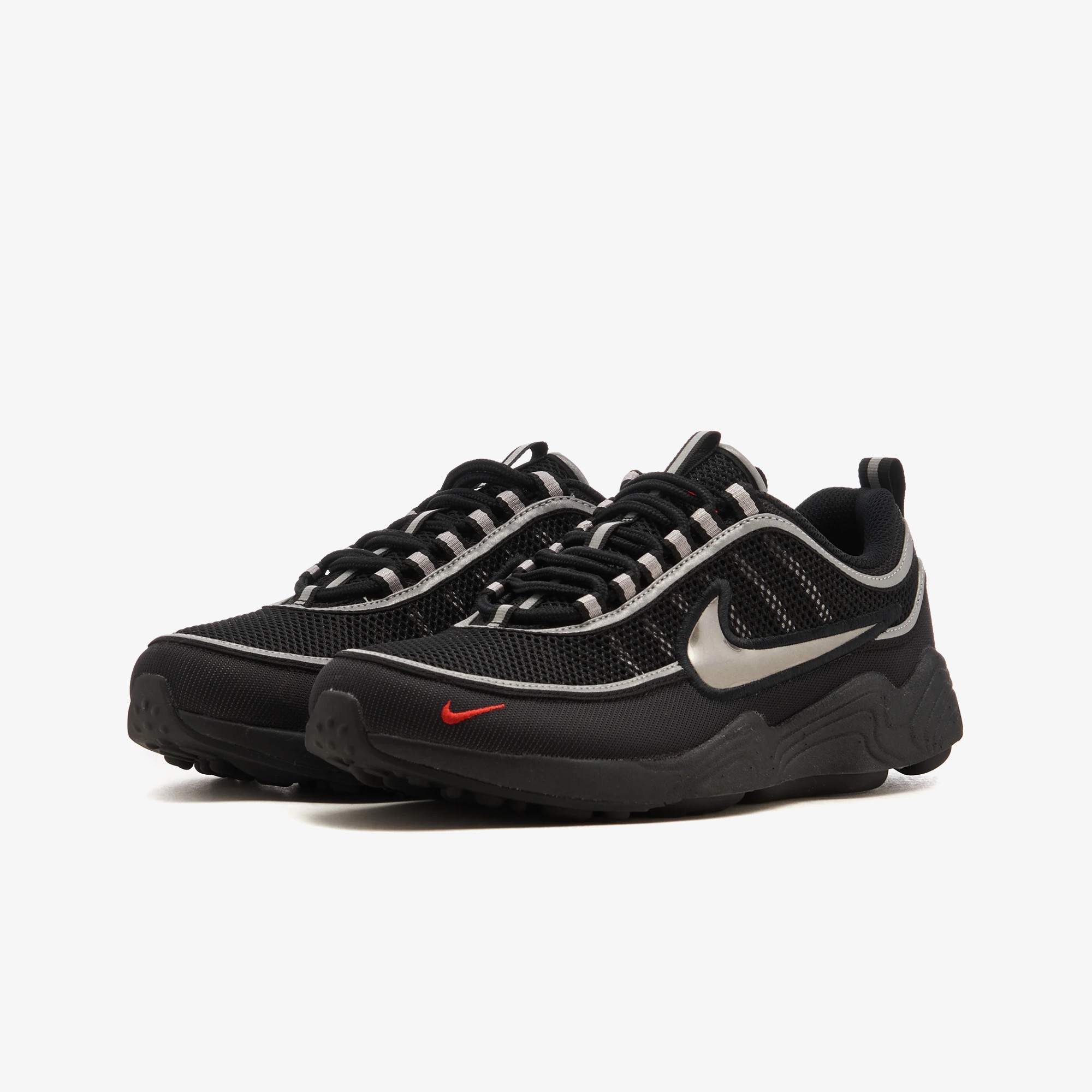 Air Zoom Spiridon 'Black Metallic Silver'