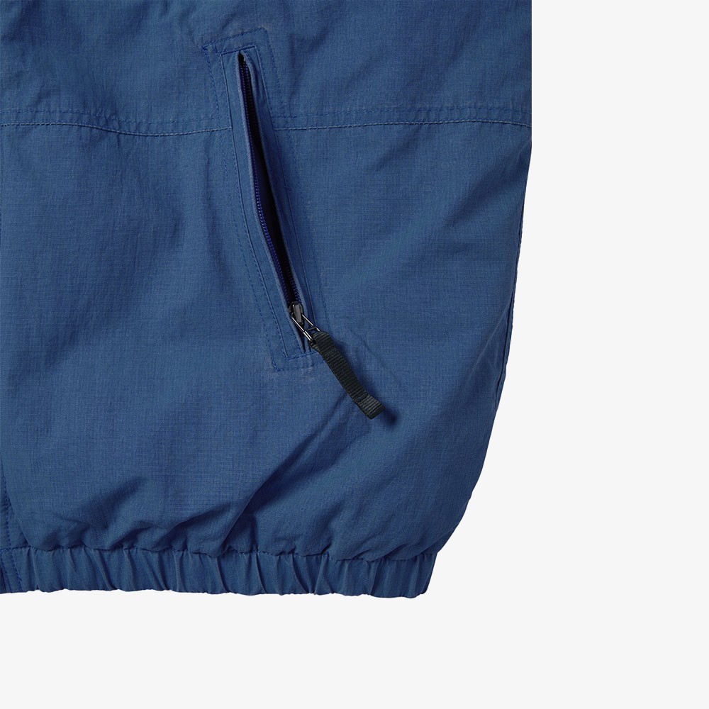 Washed Down Puffer Jacket 'Blue'