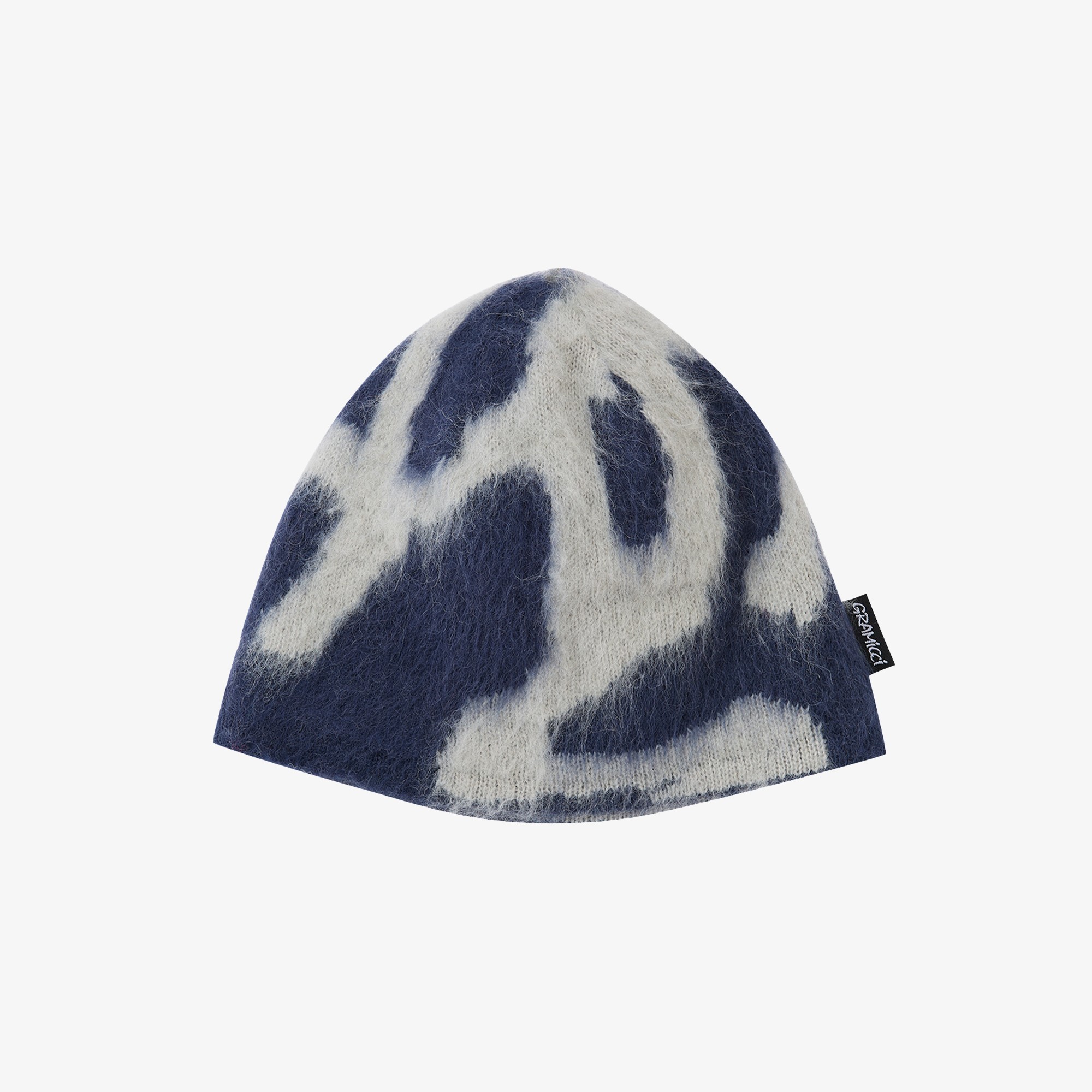 Mohair Burly Runningman Beanie 'Midnight'