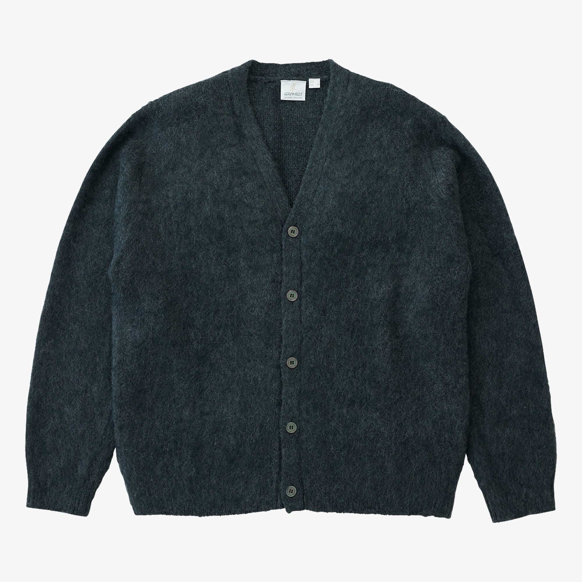 Mohair Cardigan 'Charcoal'