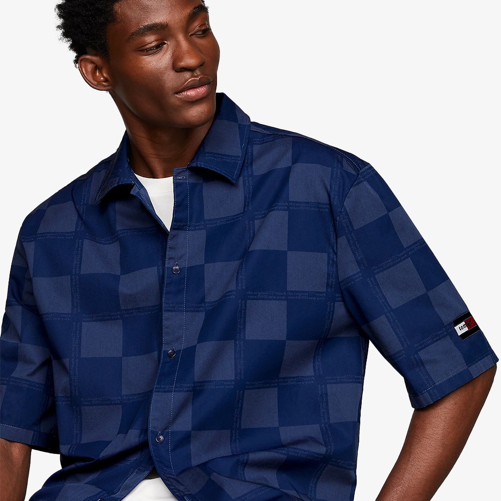 Checkerboard Boxy Shirt