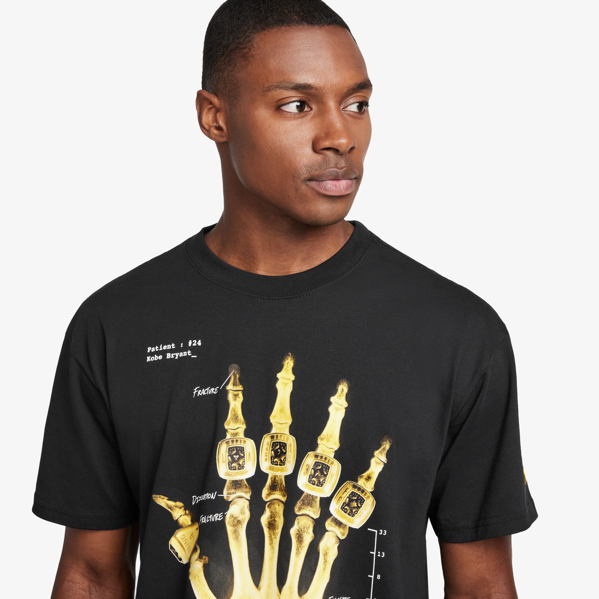 Kobe Bryant Broken Not Beaten T-Shirt 'Black'