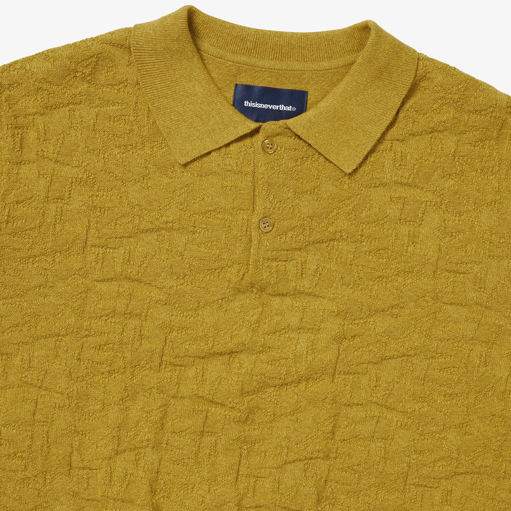 Stacked TNT S/S Knit Polo 'Yellow'