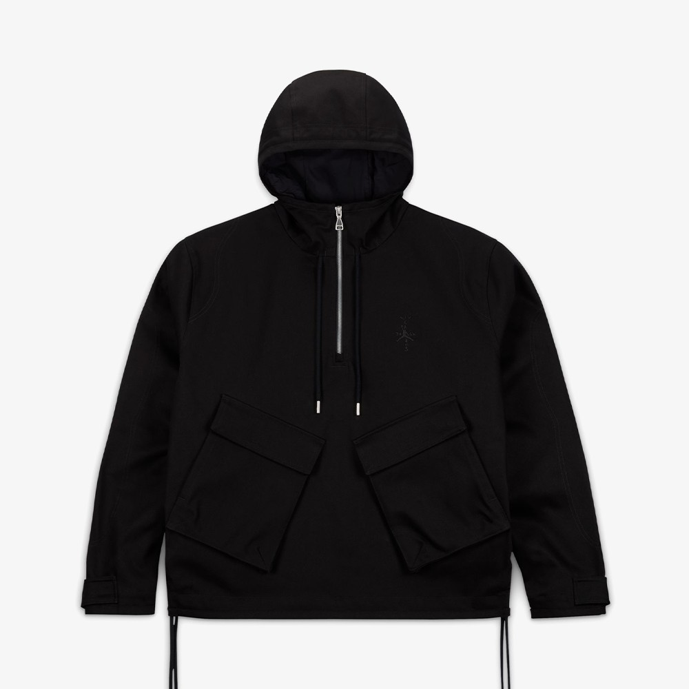 Air Jordan x Travis Scott Half Zip Jacket 'Black'