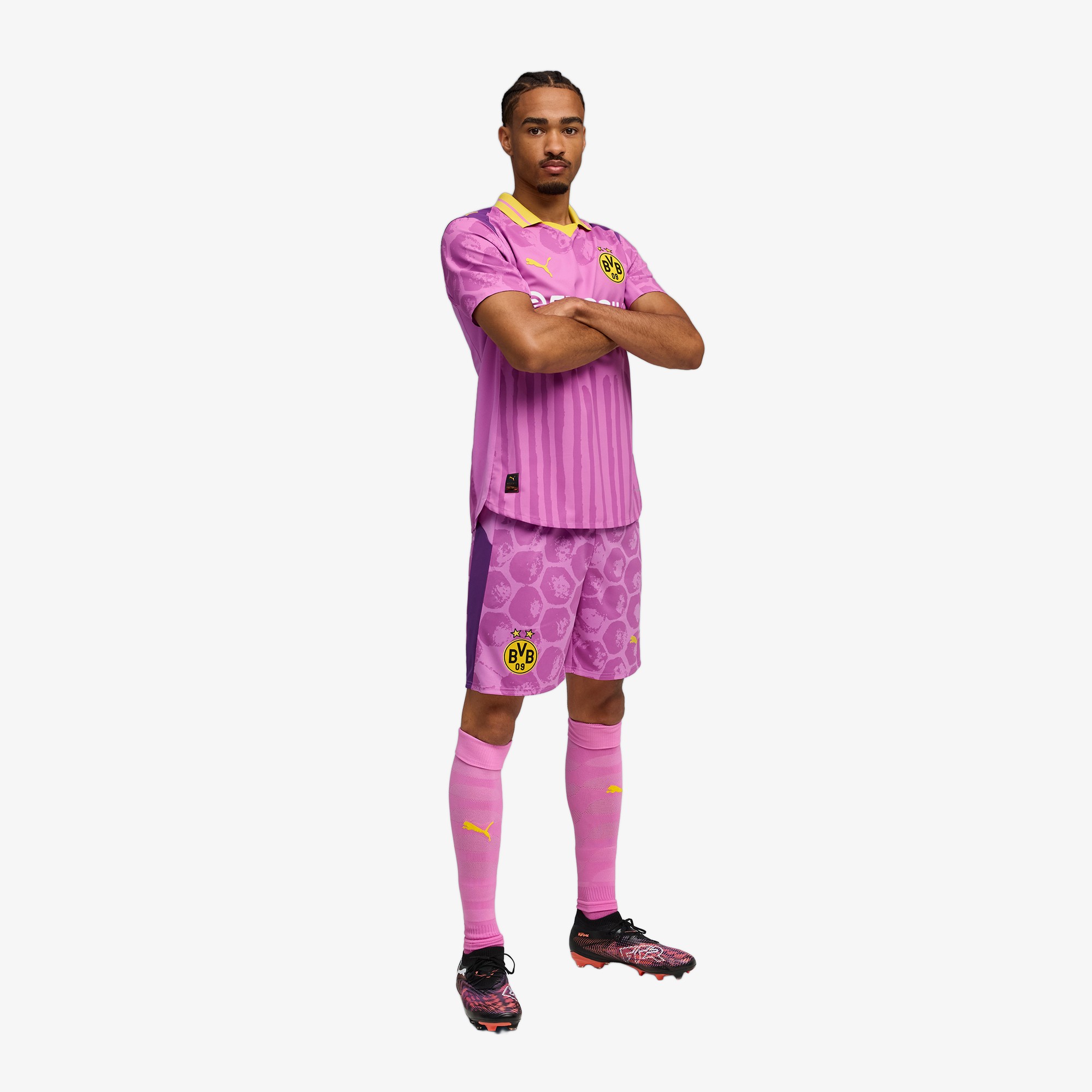 PUMA x KIDSUPER x BVB Authentic Jersey 'Mauve Pop'