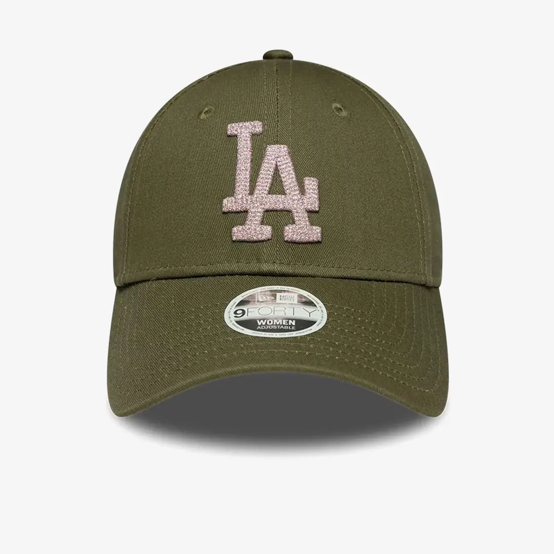 New Era LA Dodgers Metallic 9FORTY Adjustable Cap 'Dark Green