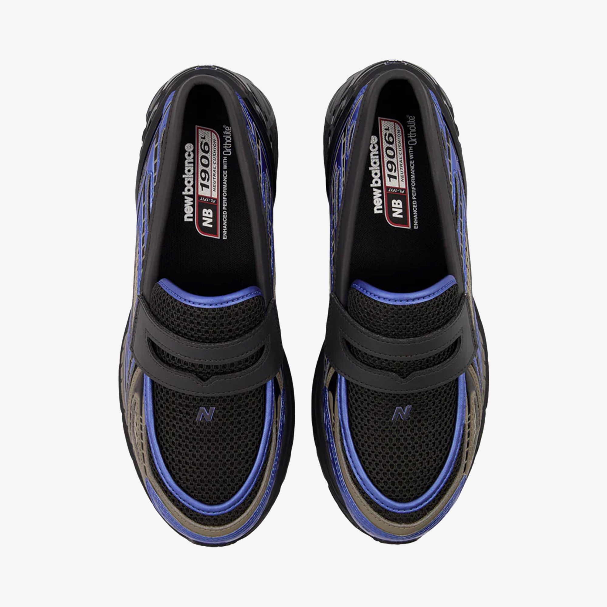 1906L 'Black Cement Blue Gemstone'
