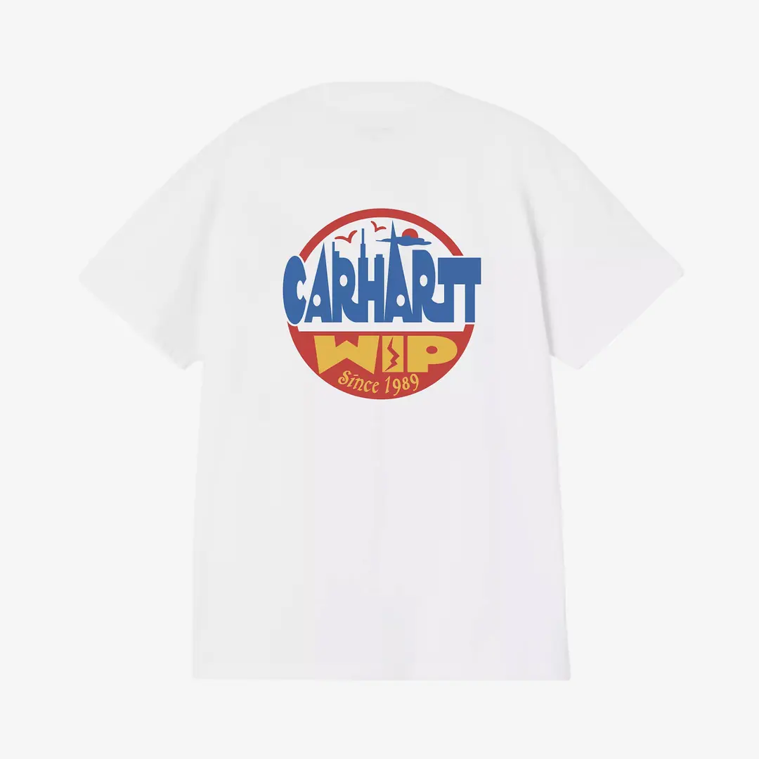 Carhartt WIP S/S Luggage Label T-Shirt 'White' - WUNDER