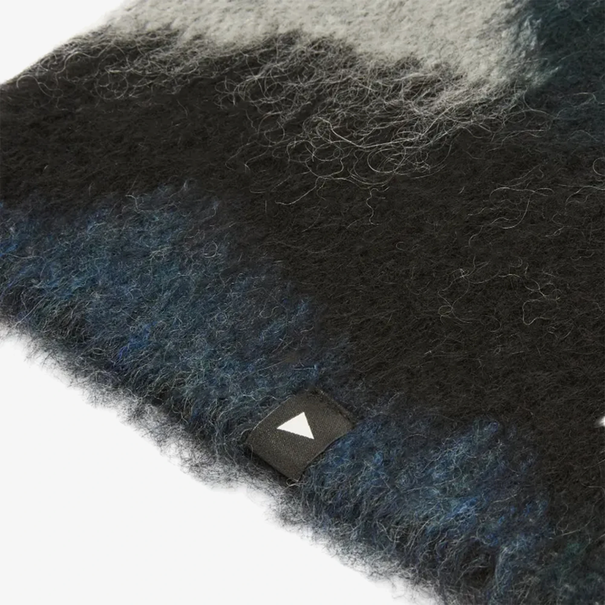 Mix Color Shaggy Knit Cap 'Black Mix'