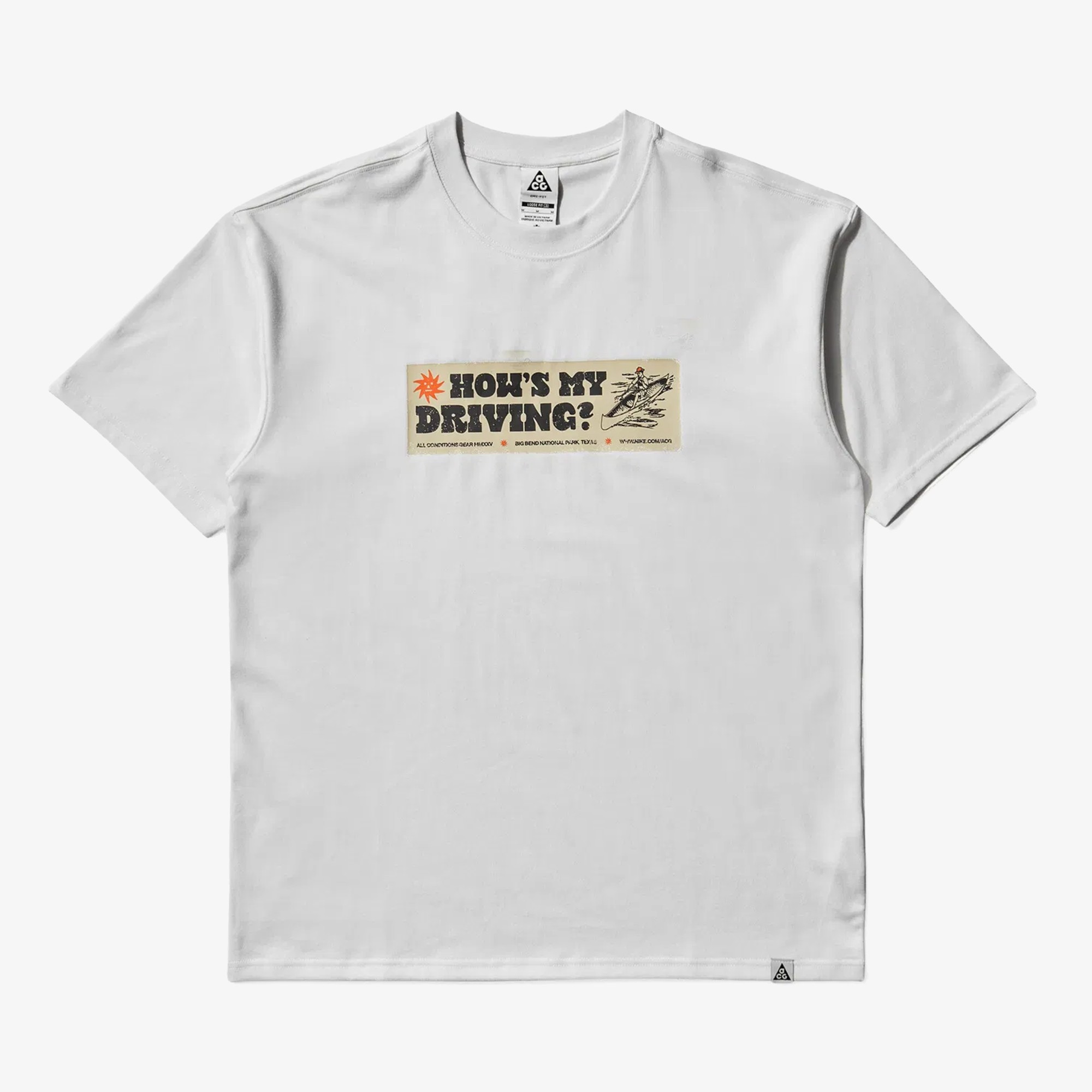 Acg Tee Canoe Sticker 'Summit White'