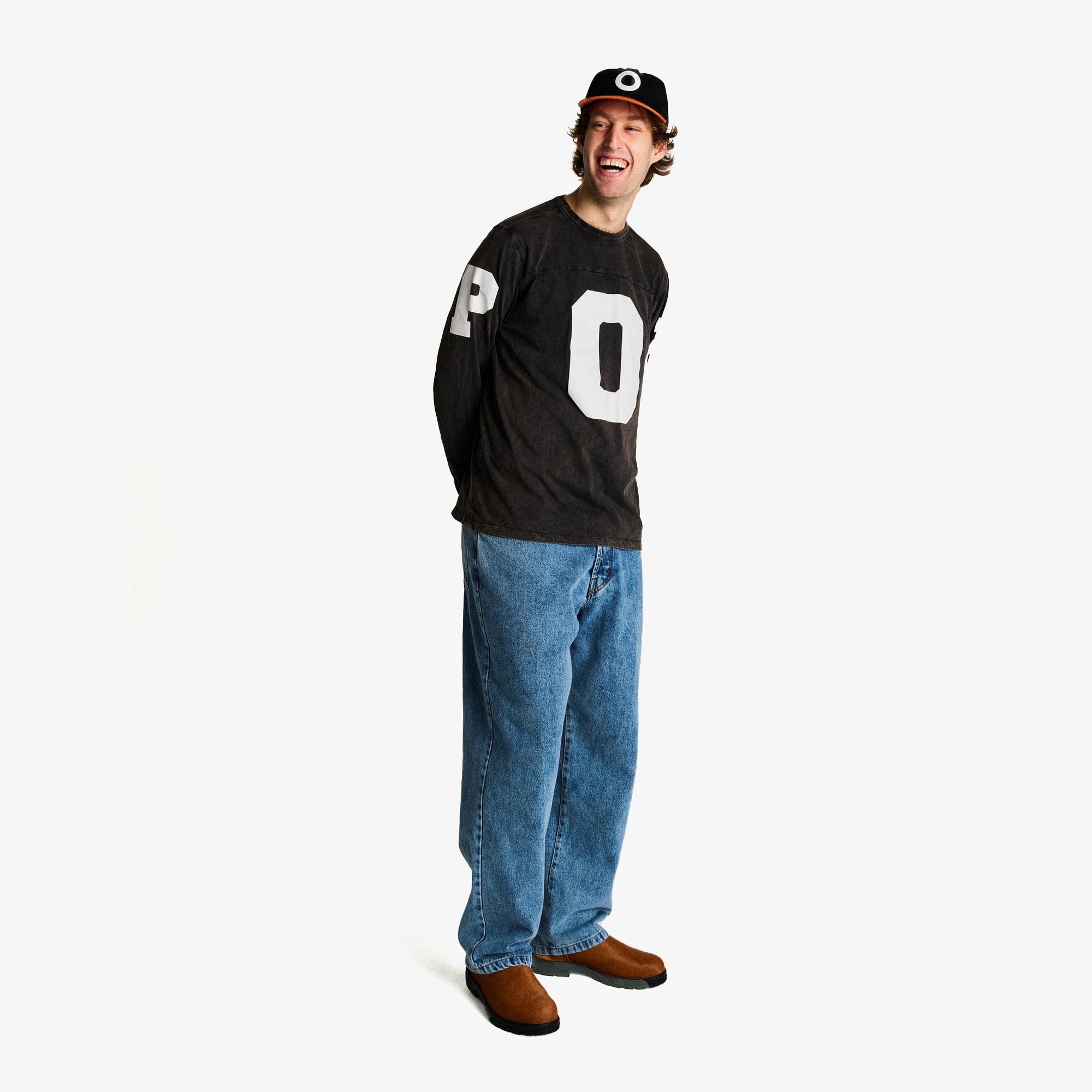 Football Longsleeve T-Shirt 'Black'