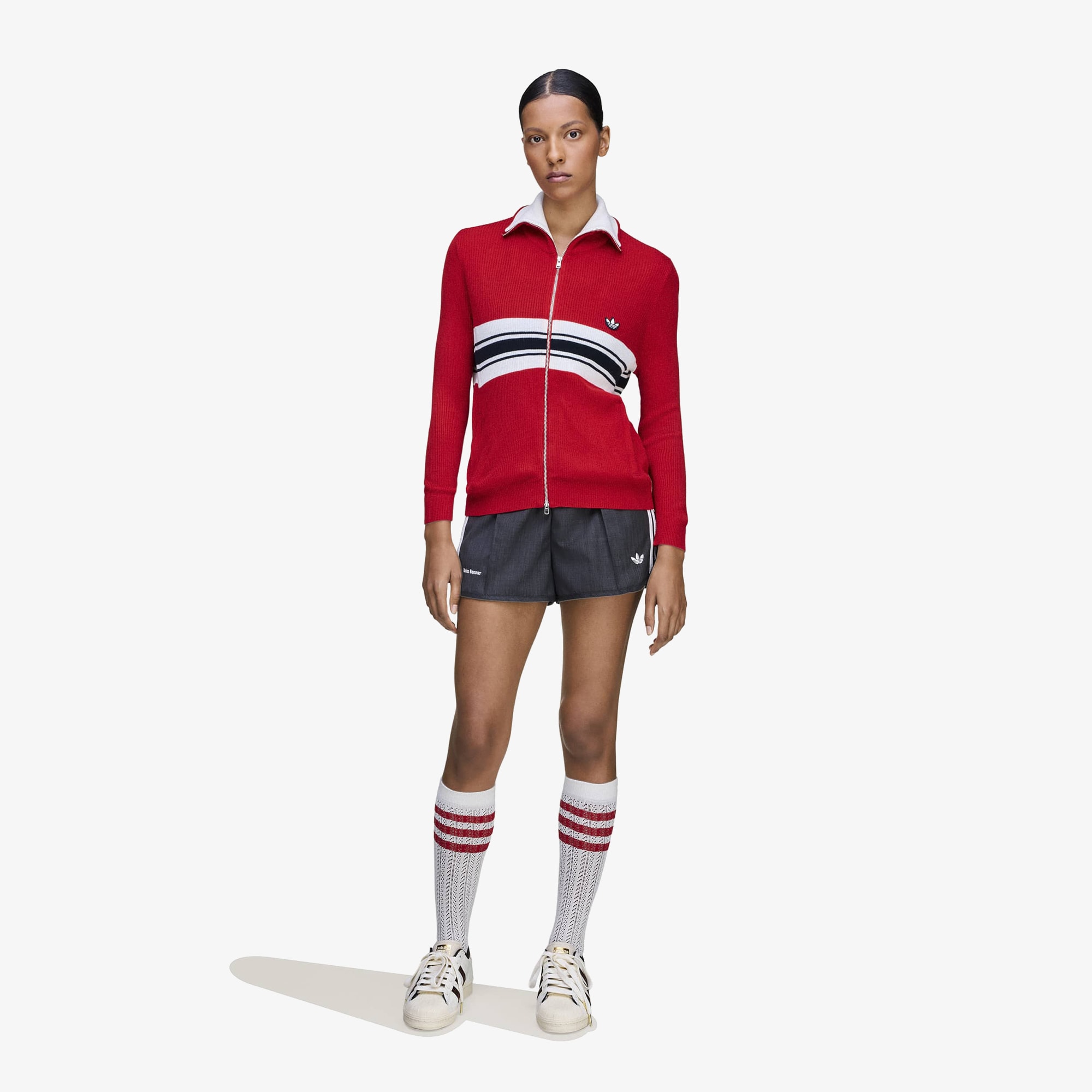 Wales Bonner x adidas Knit Track Top 'Better Scarlet' (W)