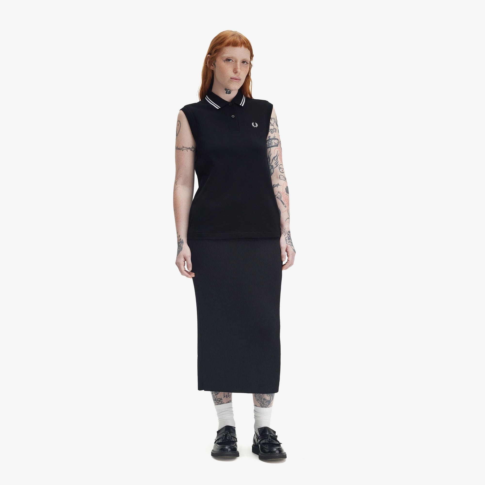 Sleeveless Shirt 'Black'