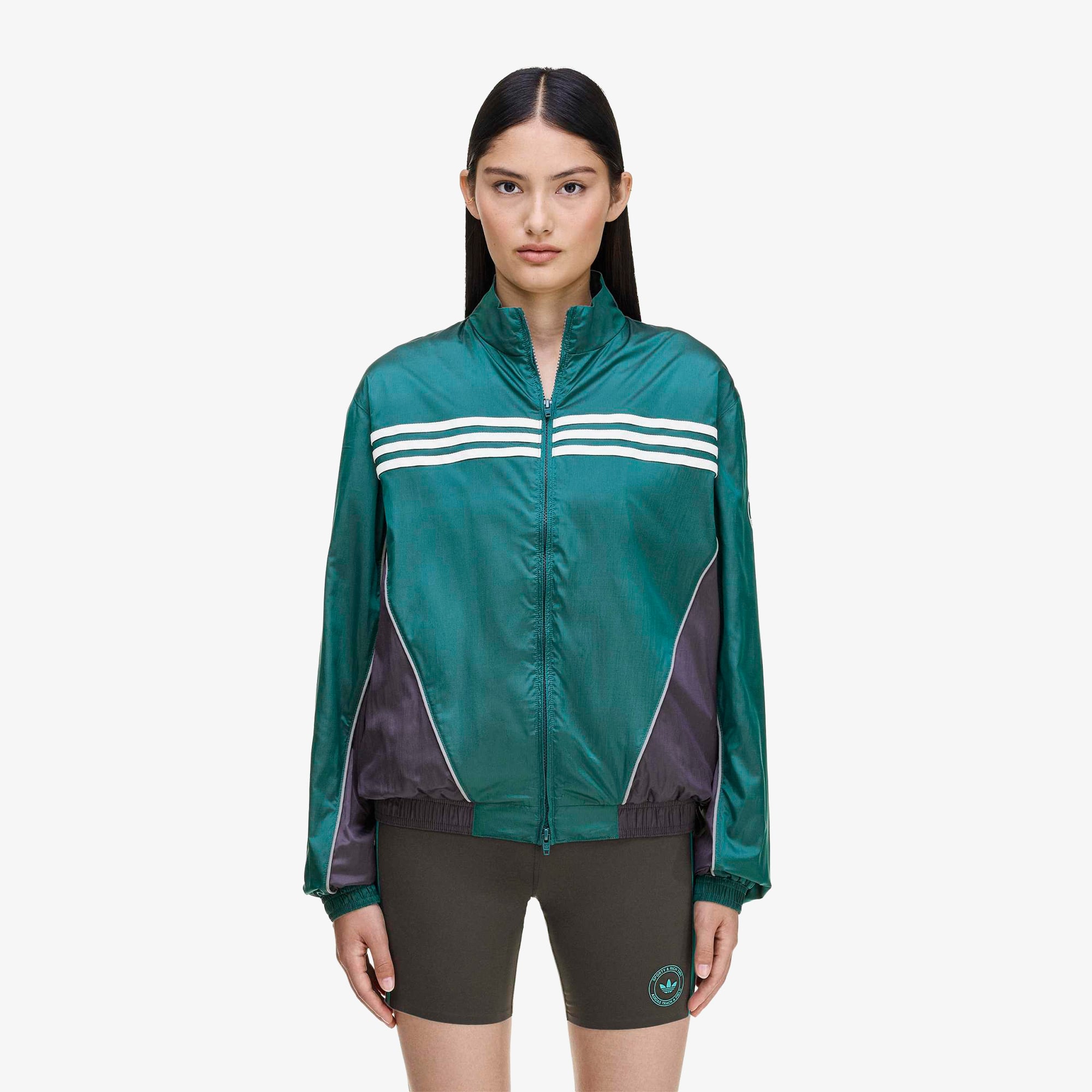 adidas x Sporty & Rich Windbreaker 'Wild Pine'