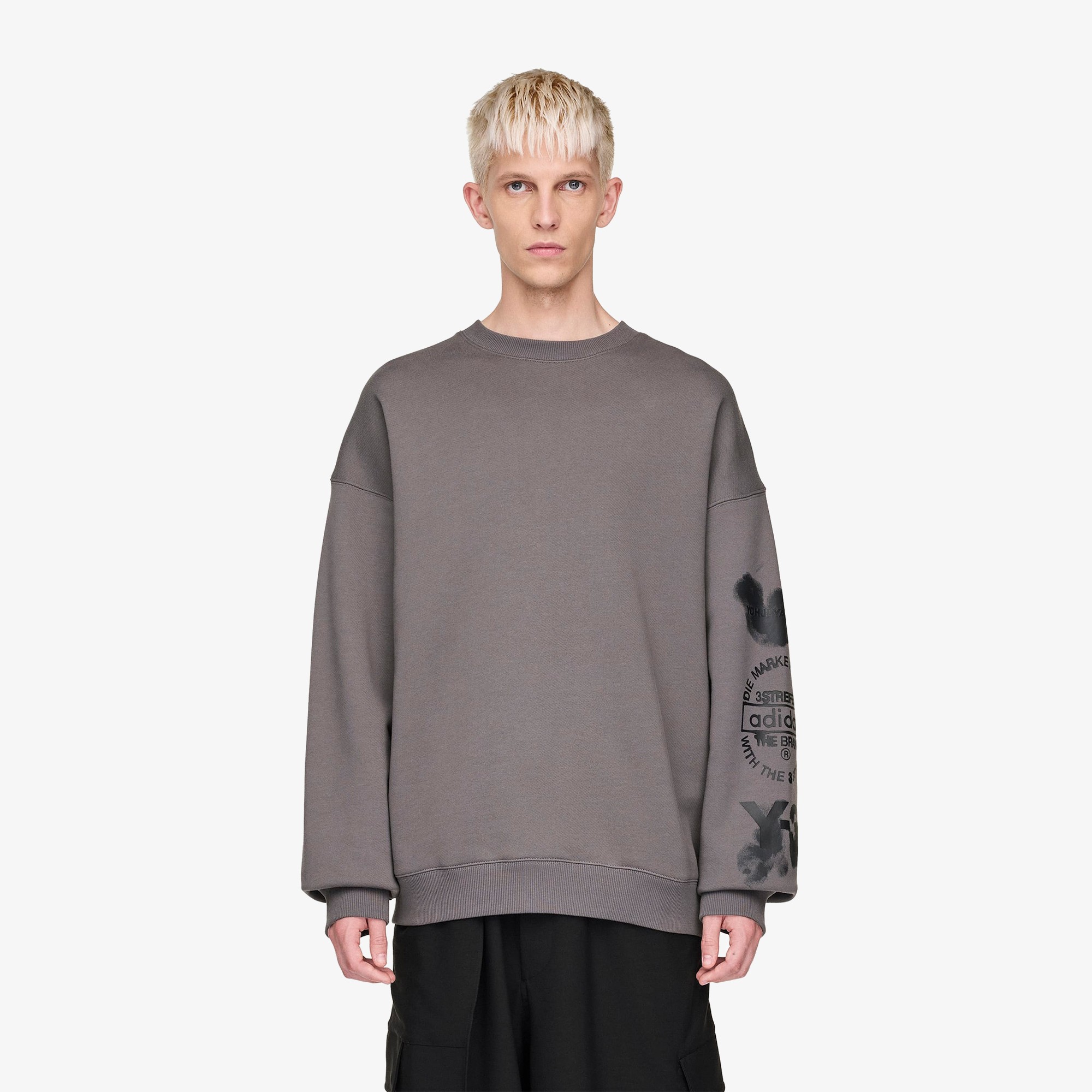 Graphic Crew Sweatshirt 'Granite'