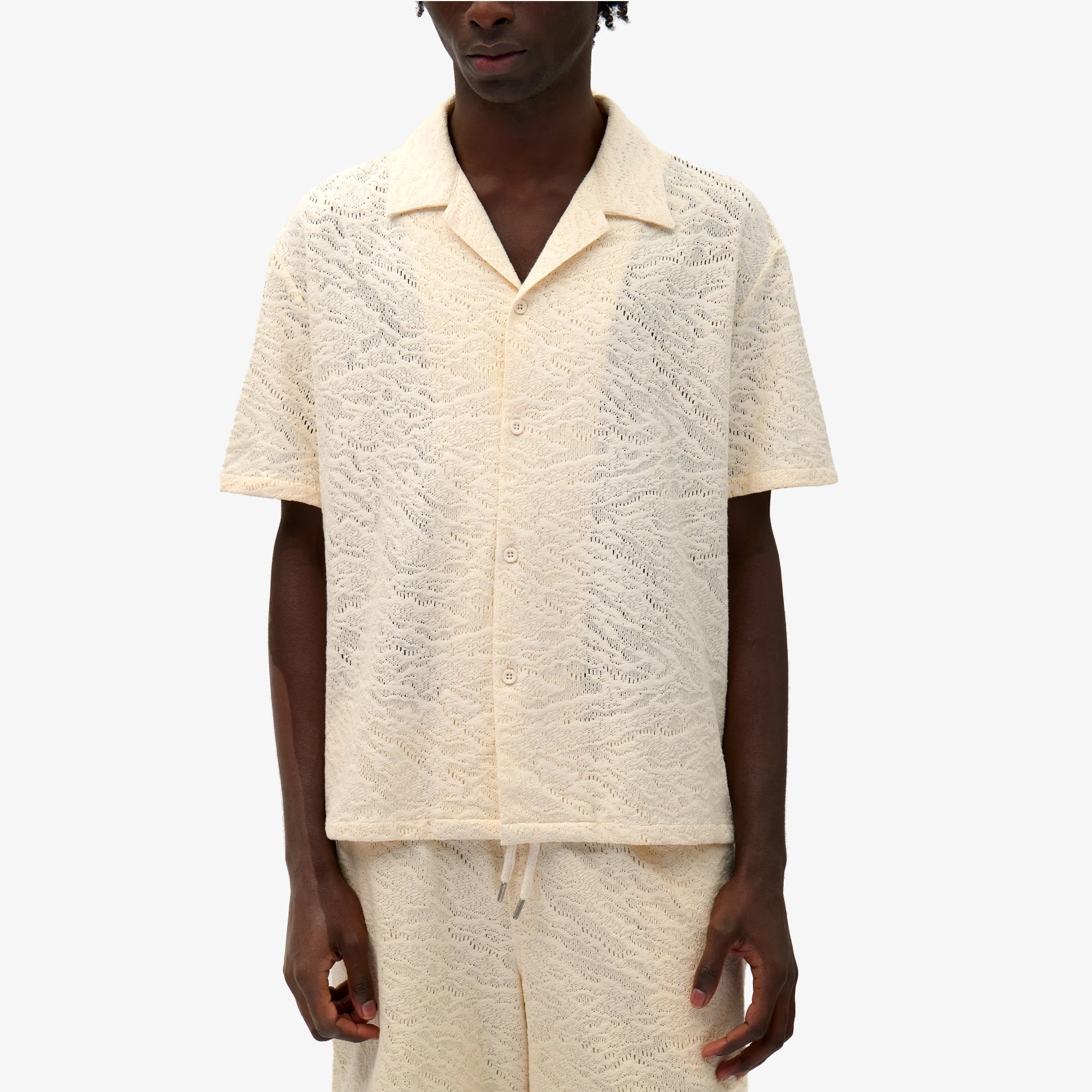 Crochet Shirt 'Cream'