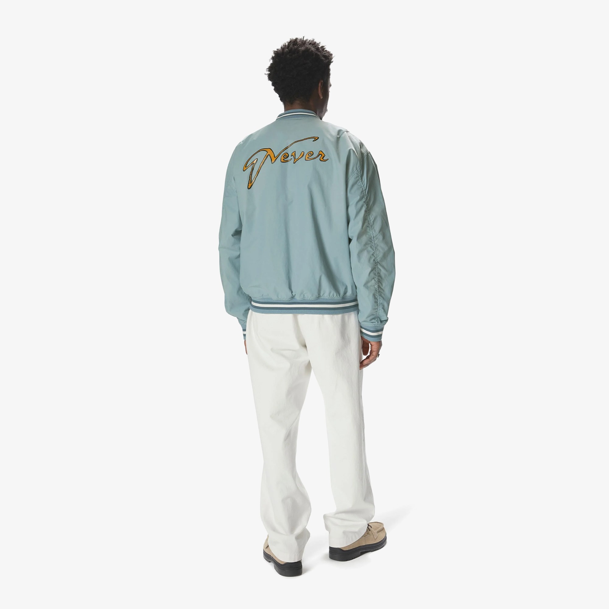 Faded Stadium Jacket 'Blue'