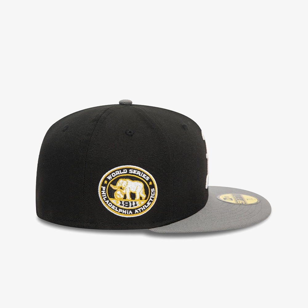 Oakland Athletics MLB Contrast Pin 59FIFTY Fitted Cap 'Black'