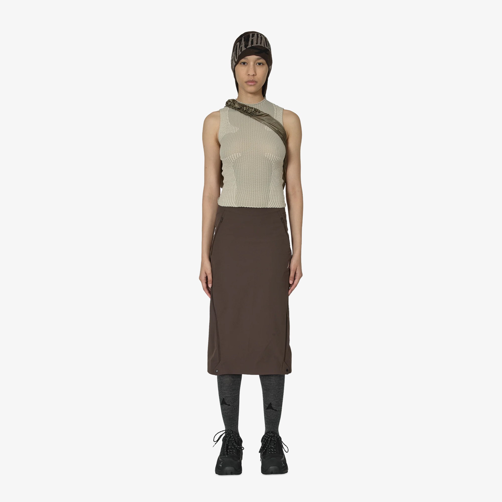 Wavy Tank Top 'Beige'