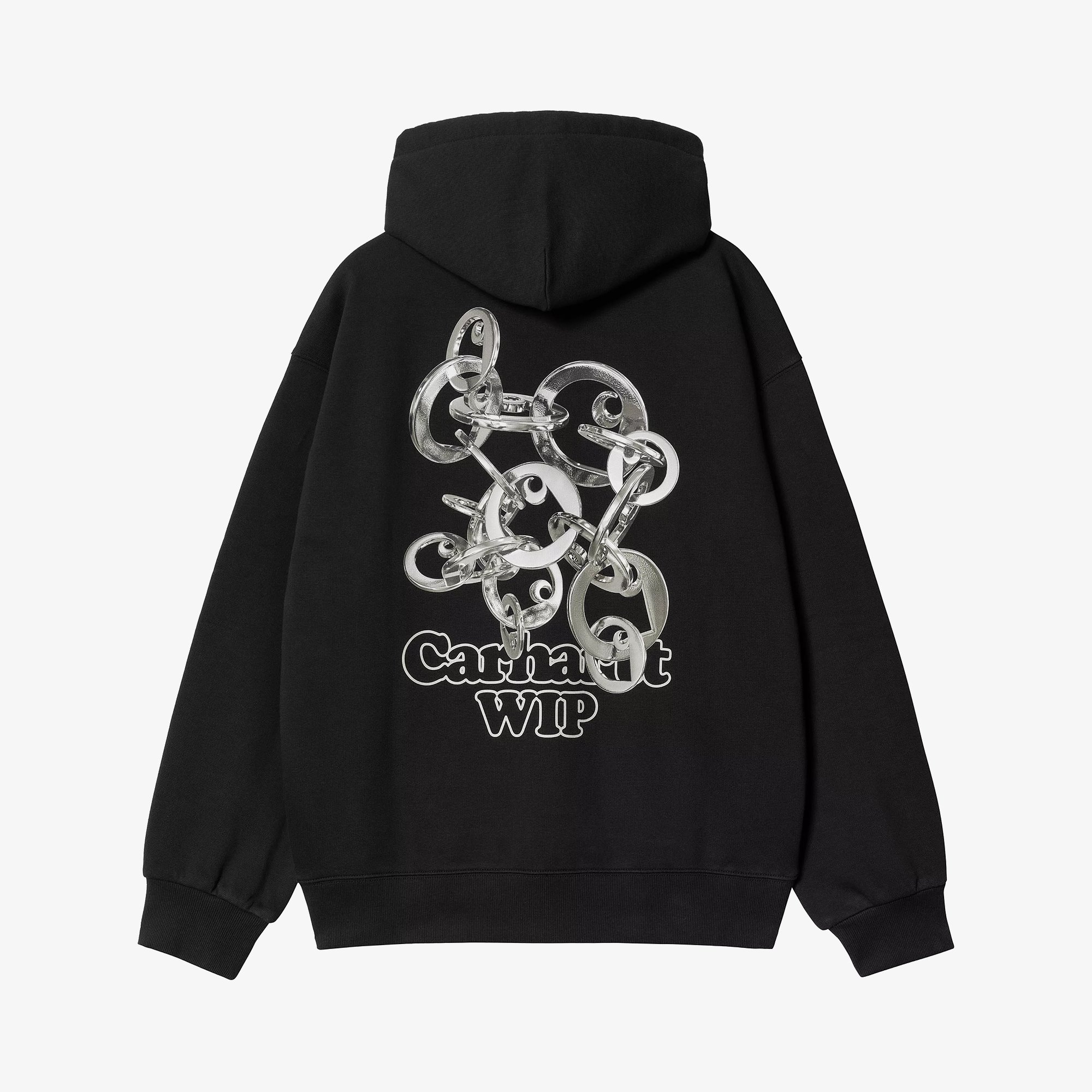 Hooded Charm Link Sweat 'Black'