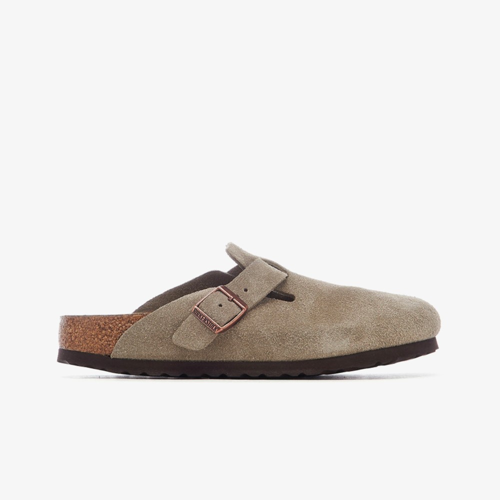 Boston Suede Leather 'Taupe'