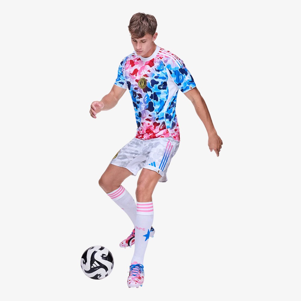 BAPE x adidas FB Jersey 'Shock Blue'