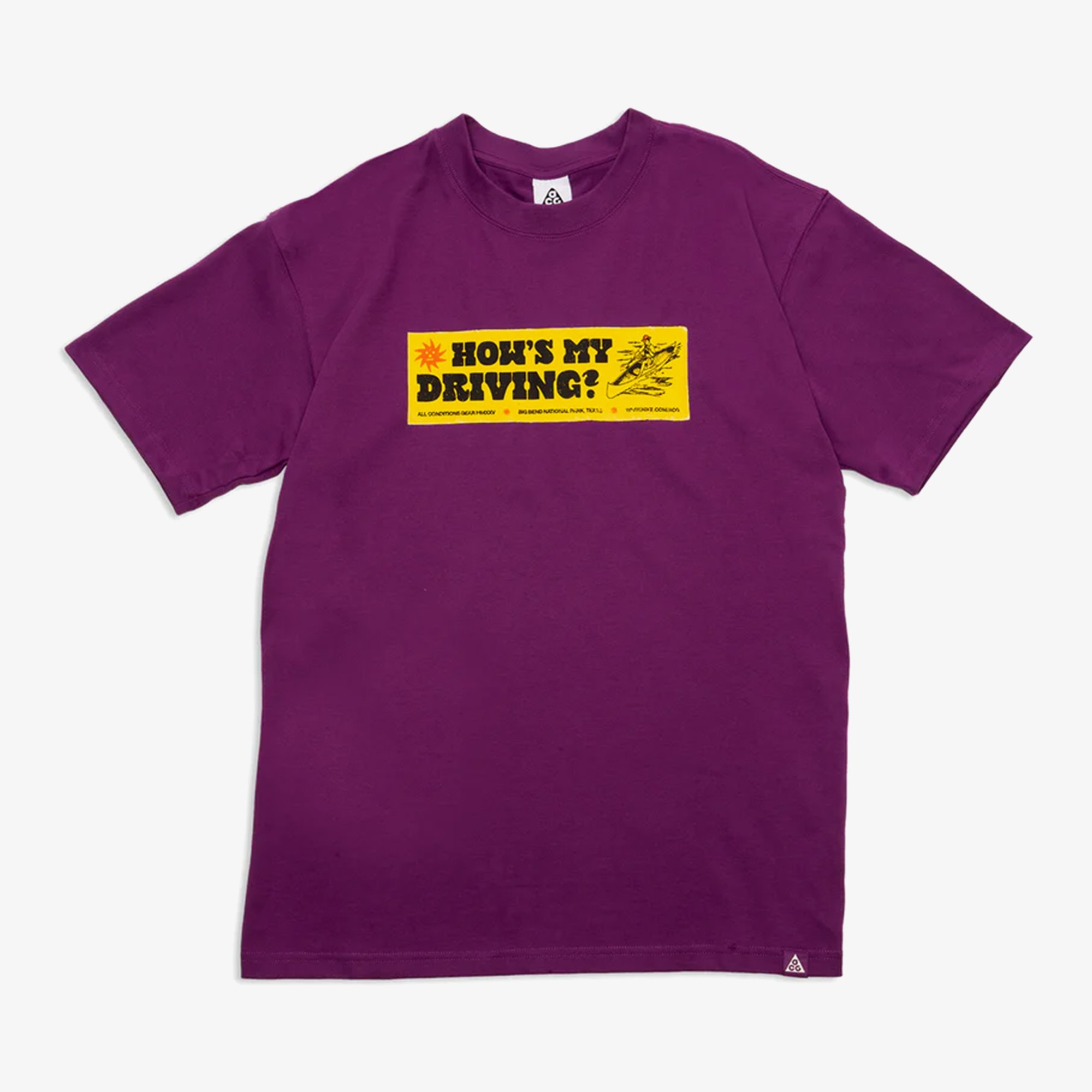 Acg Tee Canoe Sticker 'Blue Berry'